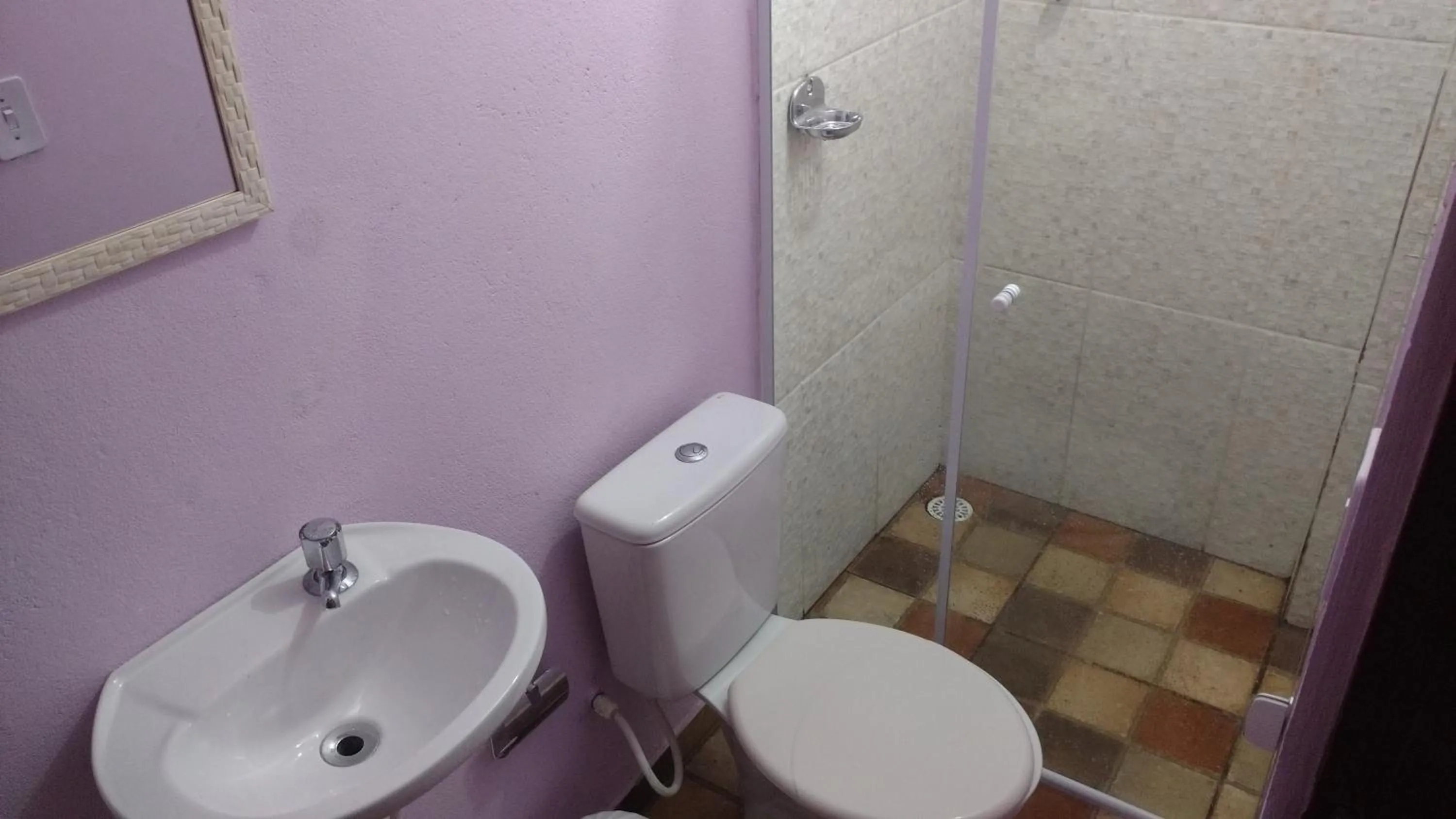 Bathroom in Suites Canto dos Passaros