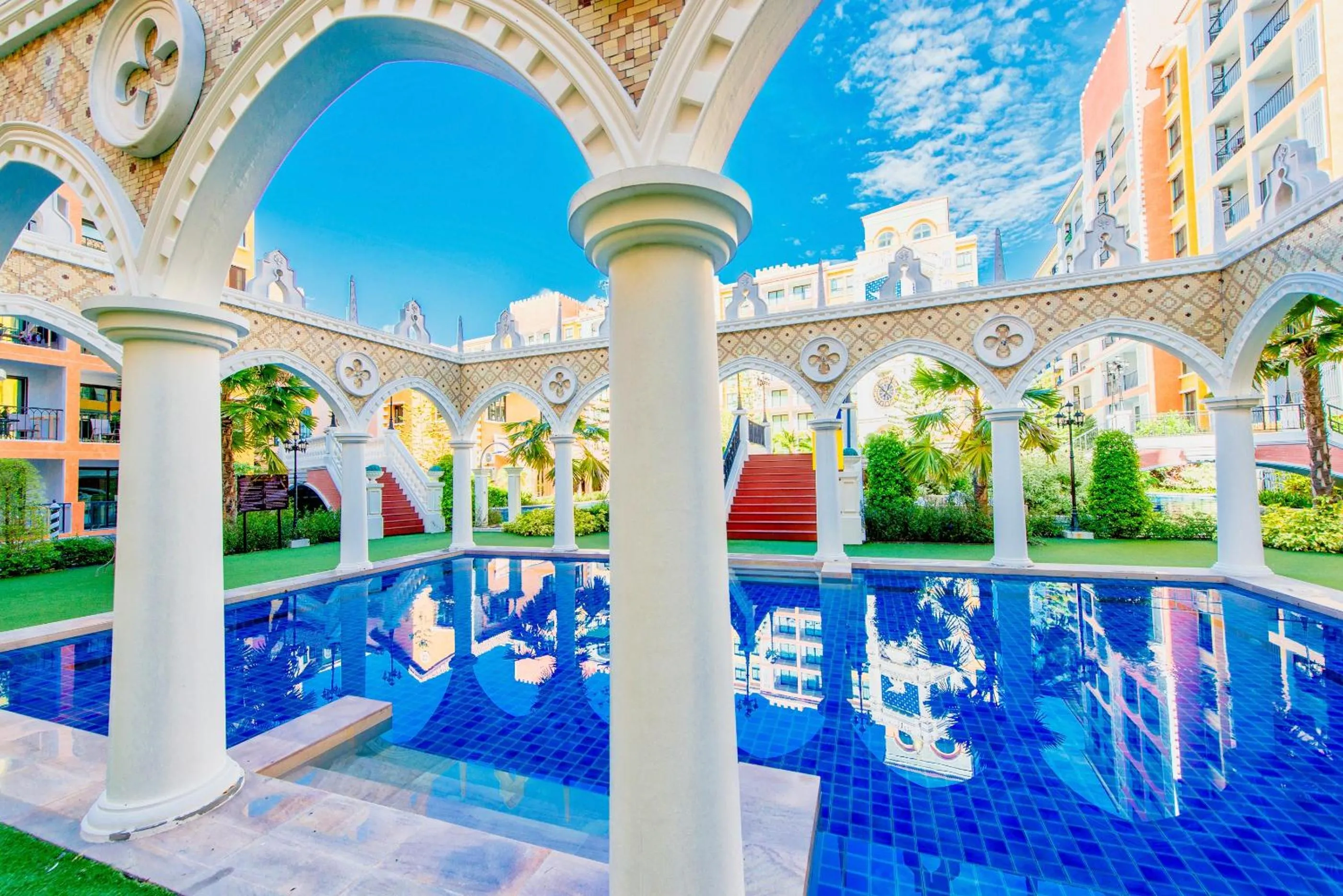 Patio in Venetian Resort Pattaya