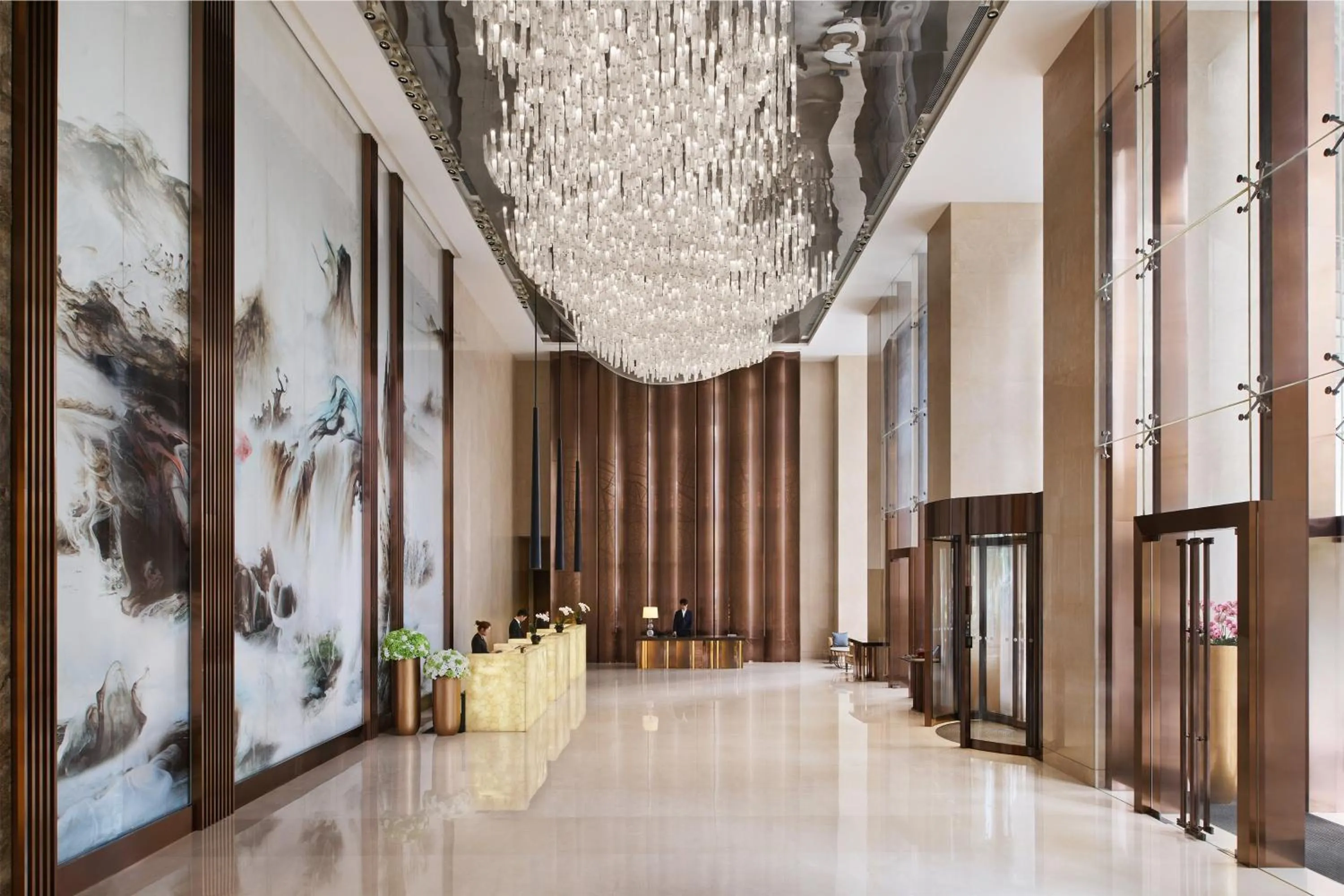 Property building in Vignette Collection Palm Springs Hotel Chengdu by IHG
