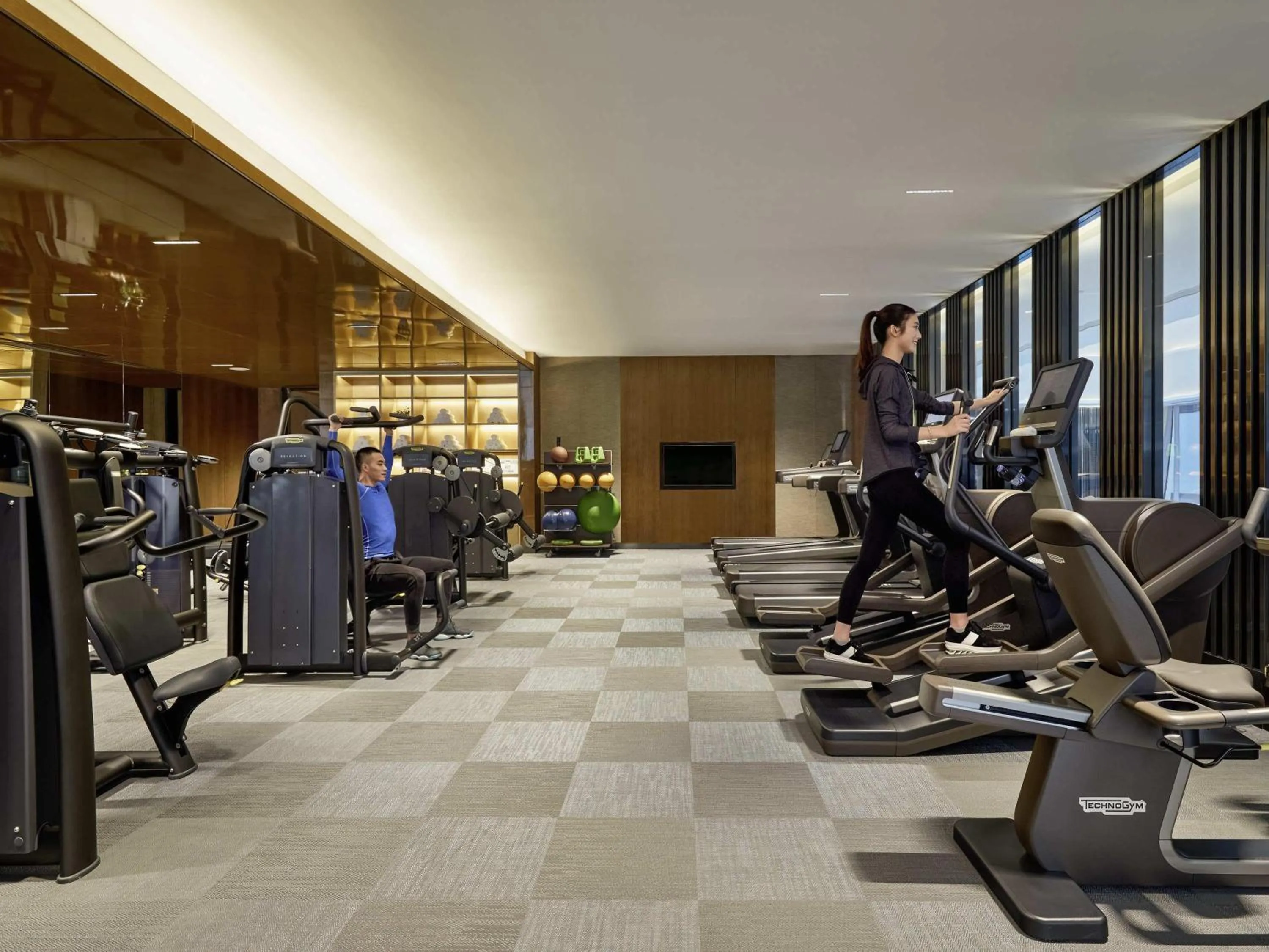 Fitness centre/facilities in Fairmont Chengdu