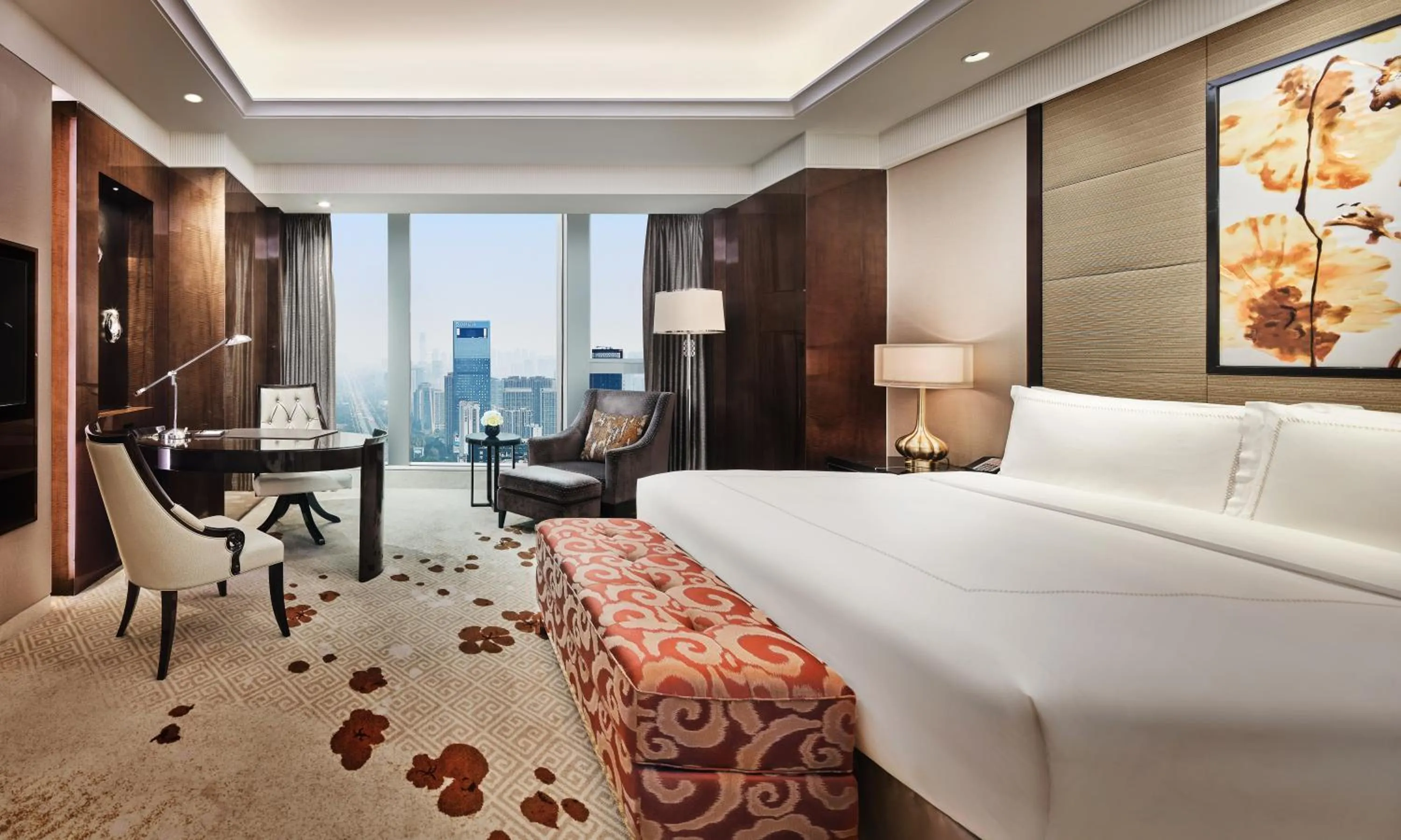 Bed in Vignette Collection Palm Springs Hotel Chengdu by IHG