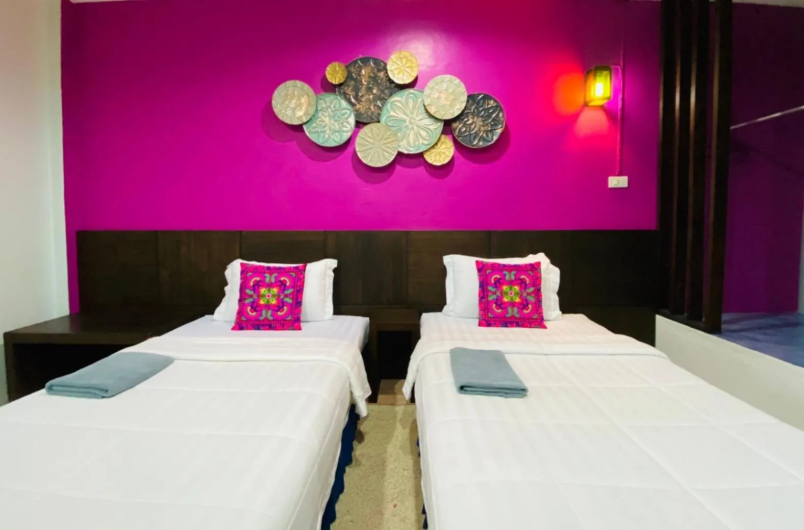 Bed in Phang Nga Guesthouse