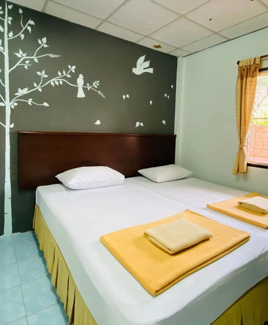 Bed in Phang Nga Guesthouse