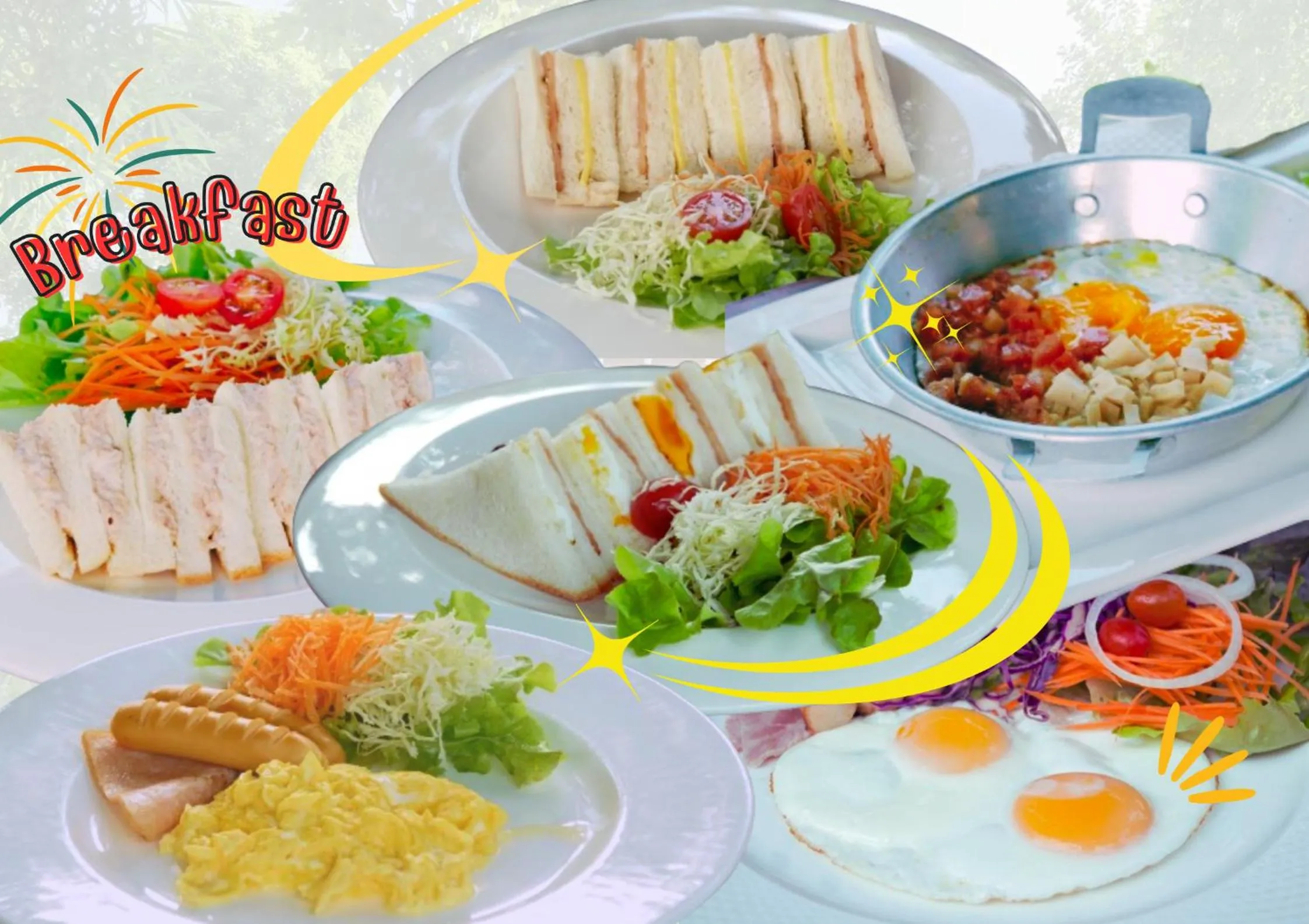 Breakfast in AuangKham Resort