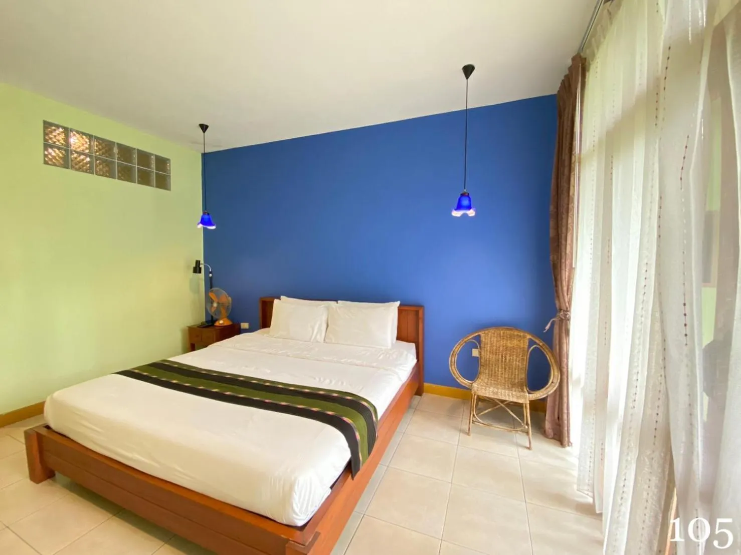 Bed in AuangKham Resort