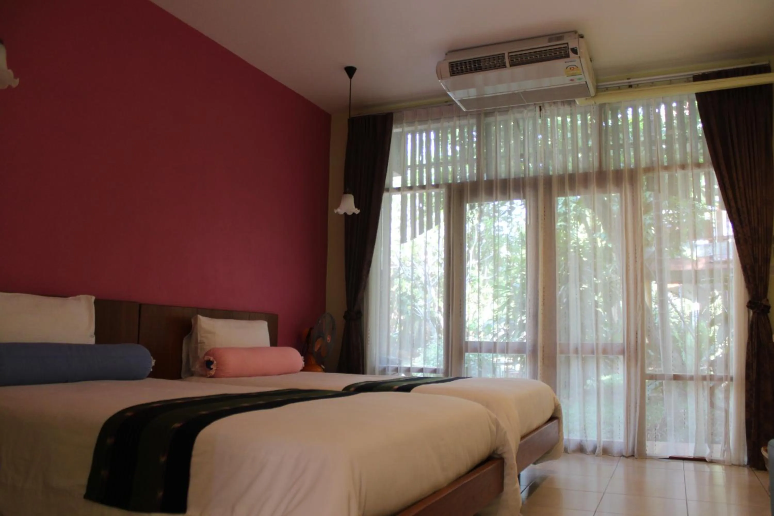 Bed in AuangKham Resort