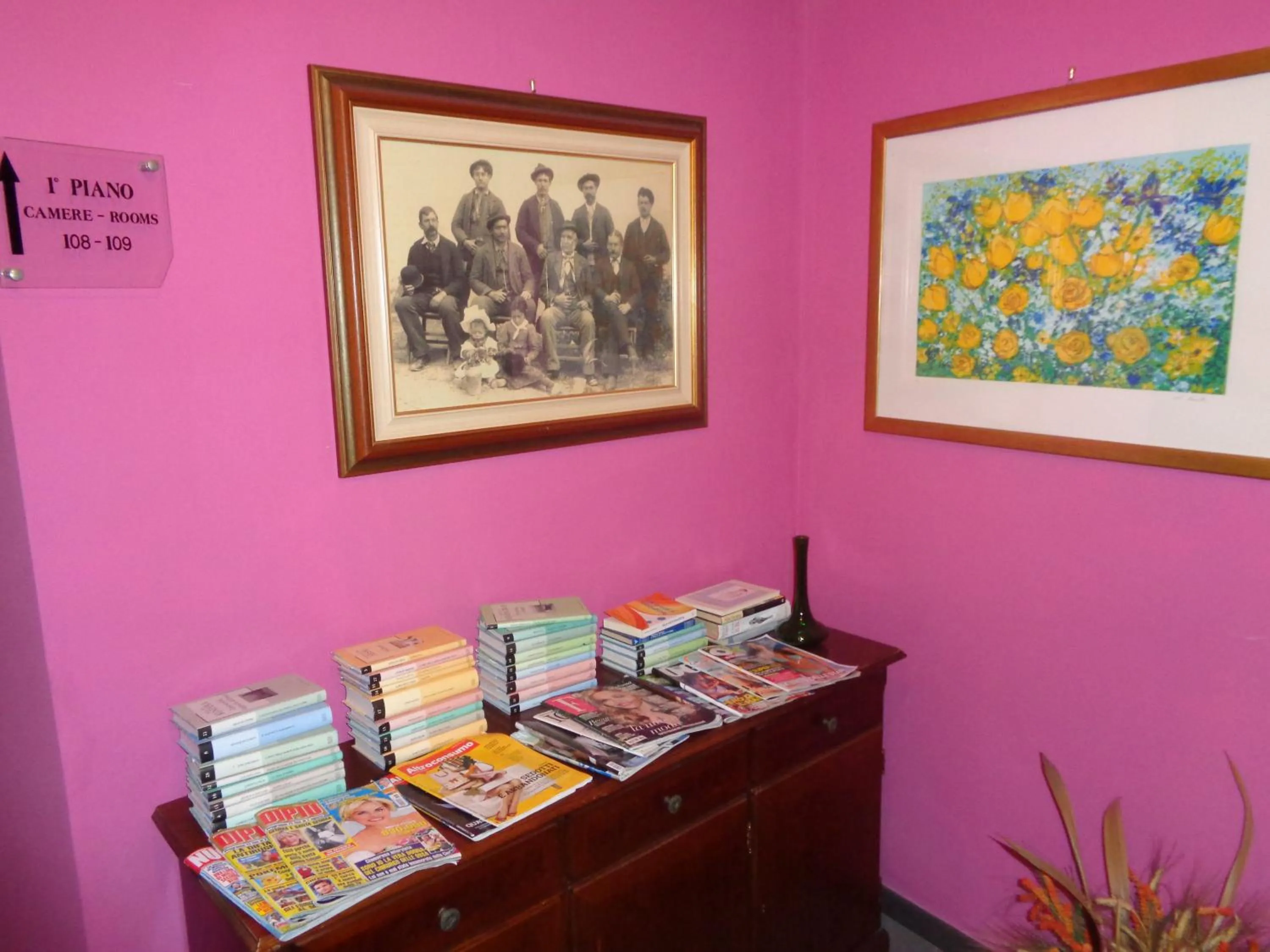 Library in Hotel Airone