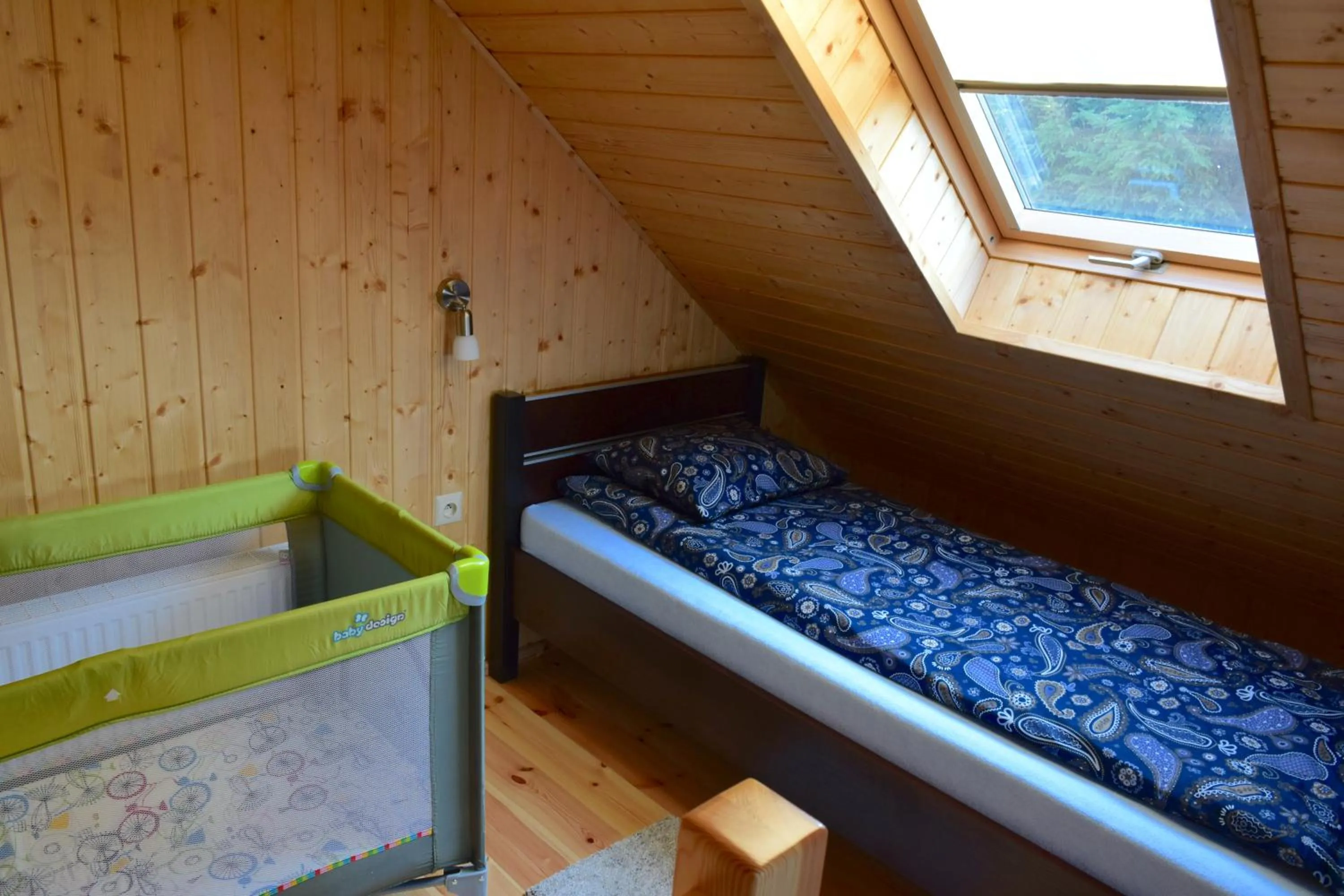 Bed in Domki Wczasowe Papaya