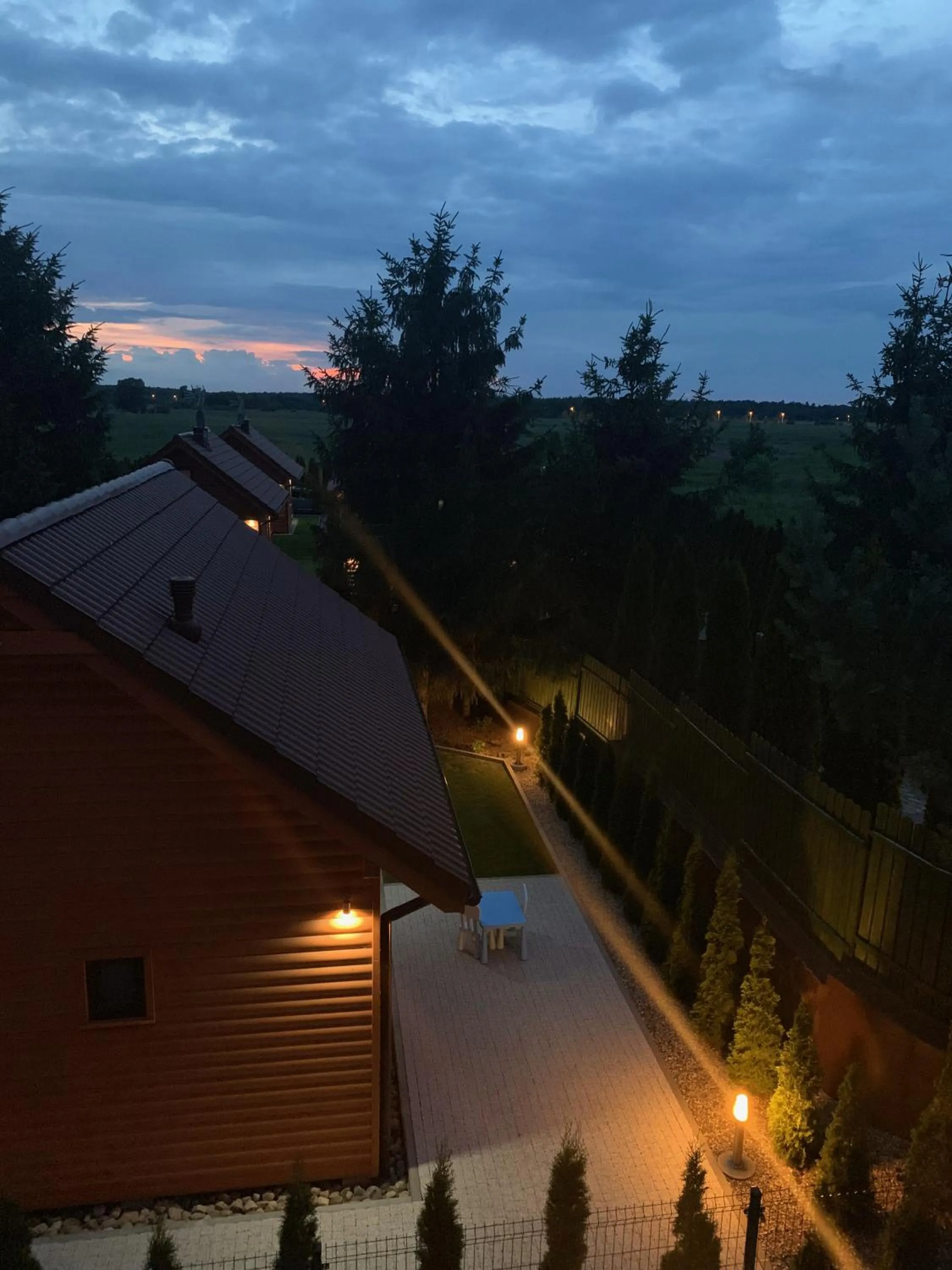 Sunset in Domki Wczasowe Papaya