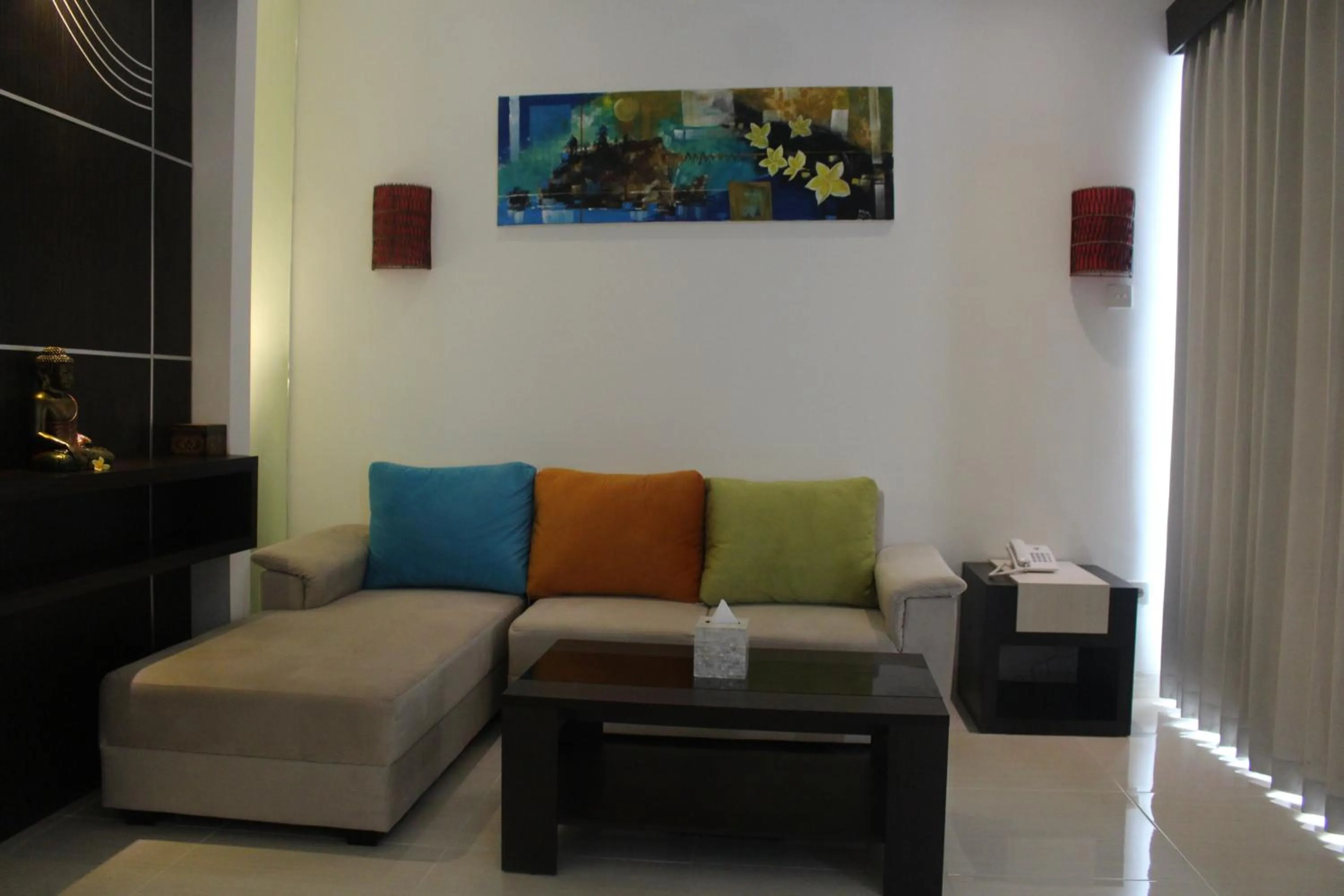 Living room in The Diana Suite