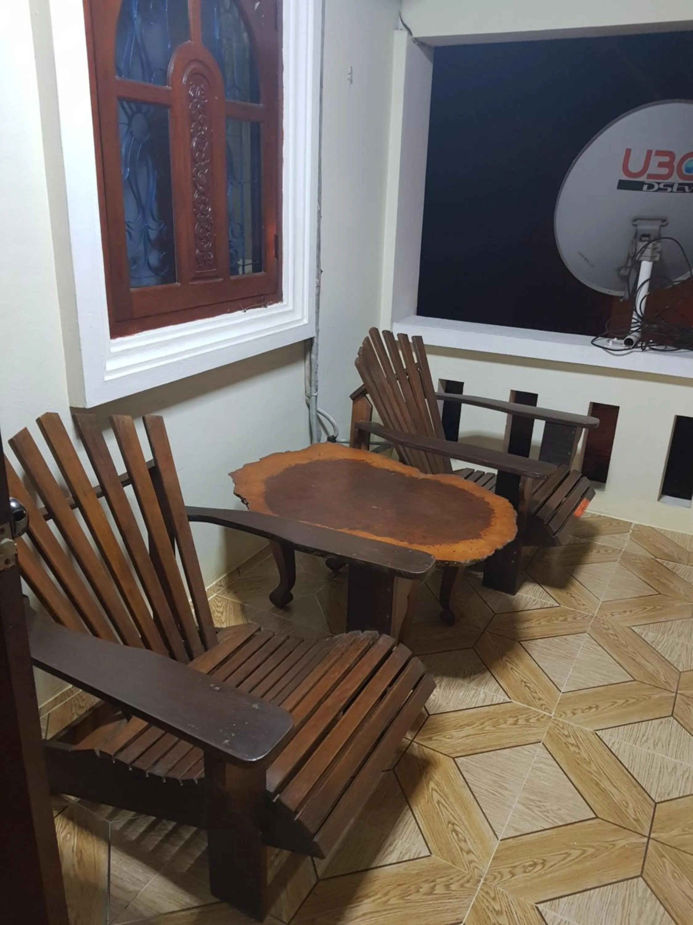 Living room in Sakura Wood House