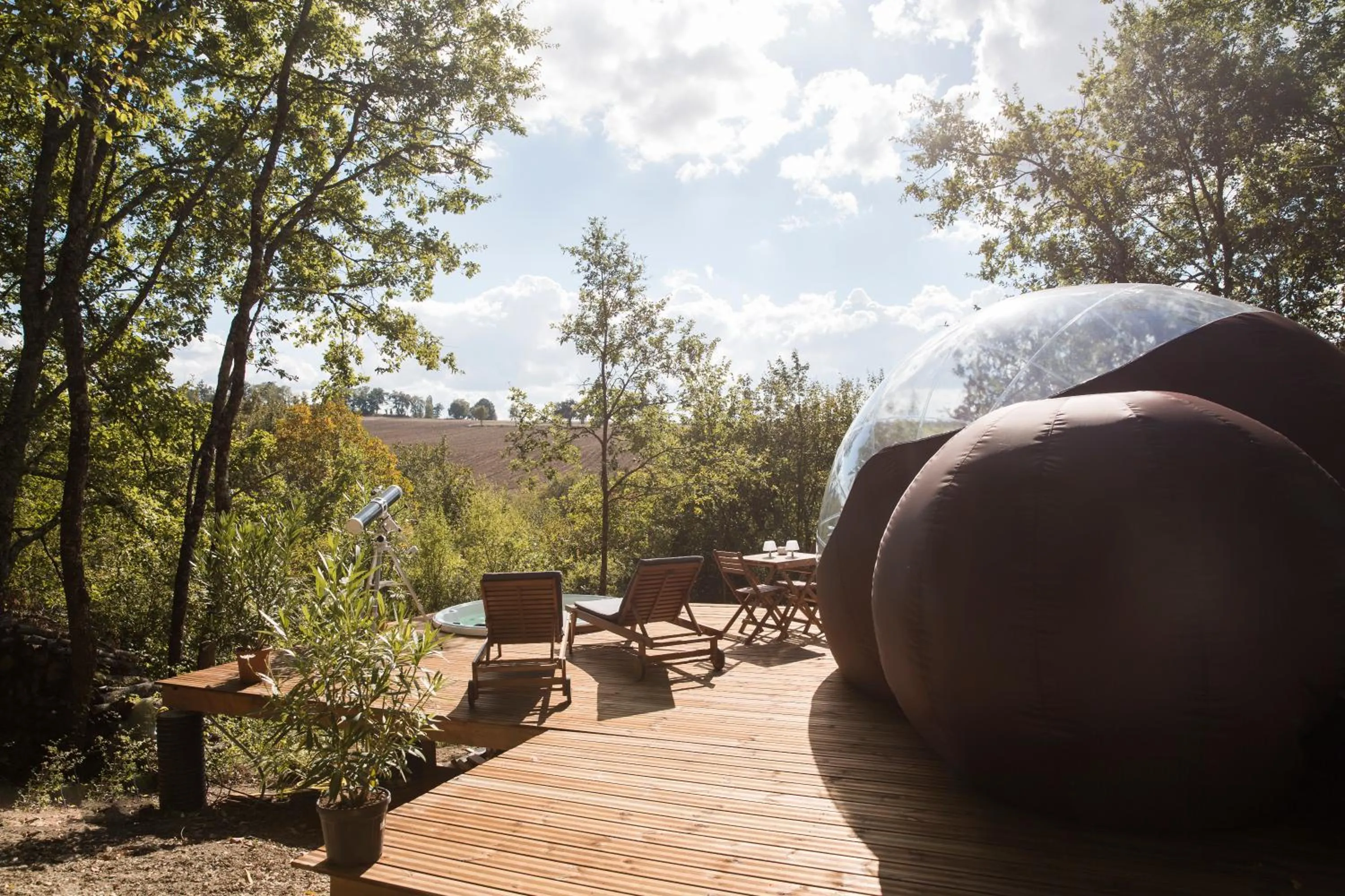 Garden in Chrysalide Saint Martin