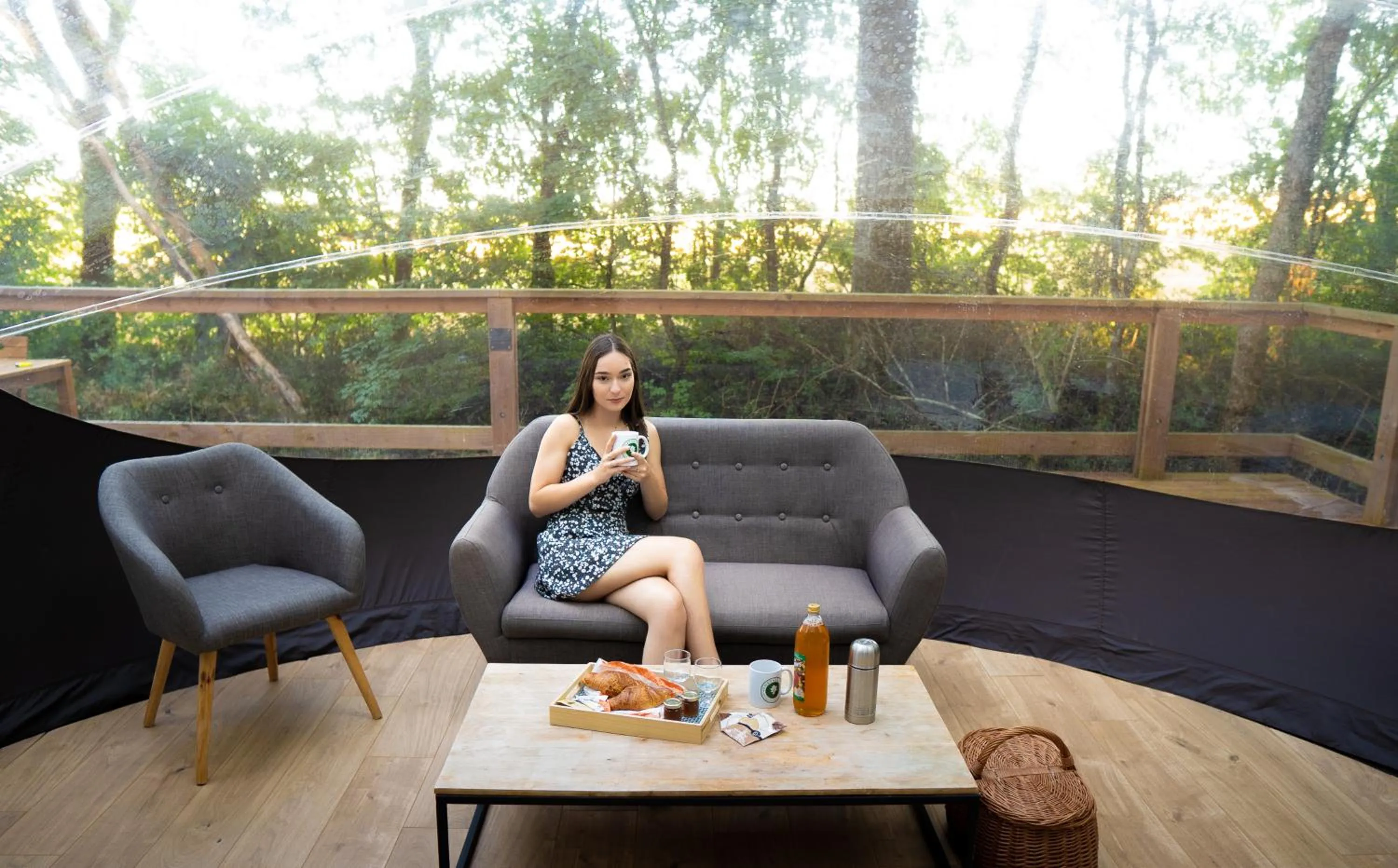 Natural landscape in Chrysalide Saint Martin