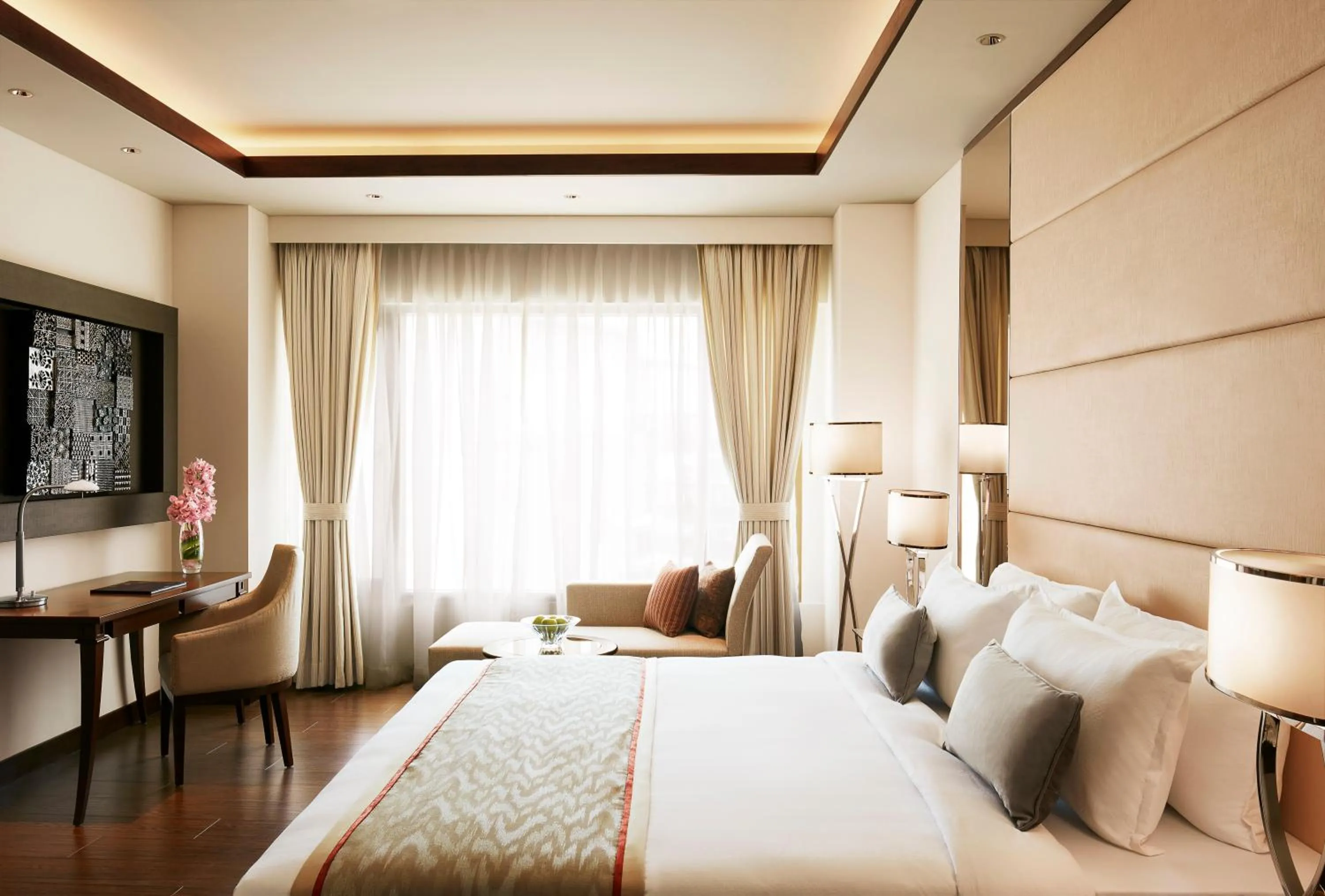 Bed in Taj Swarna, Amritsar