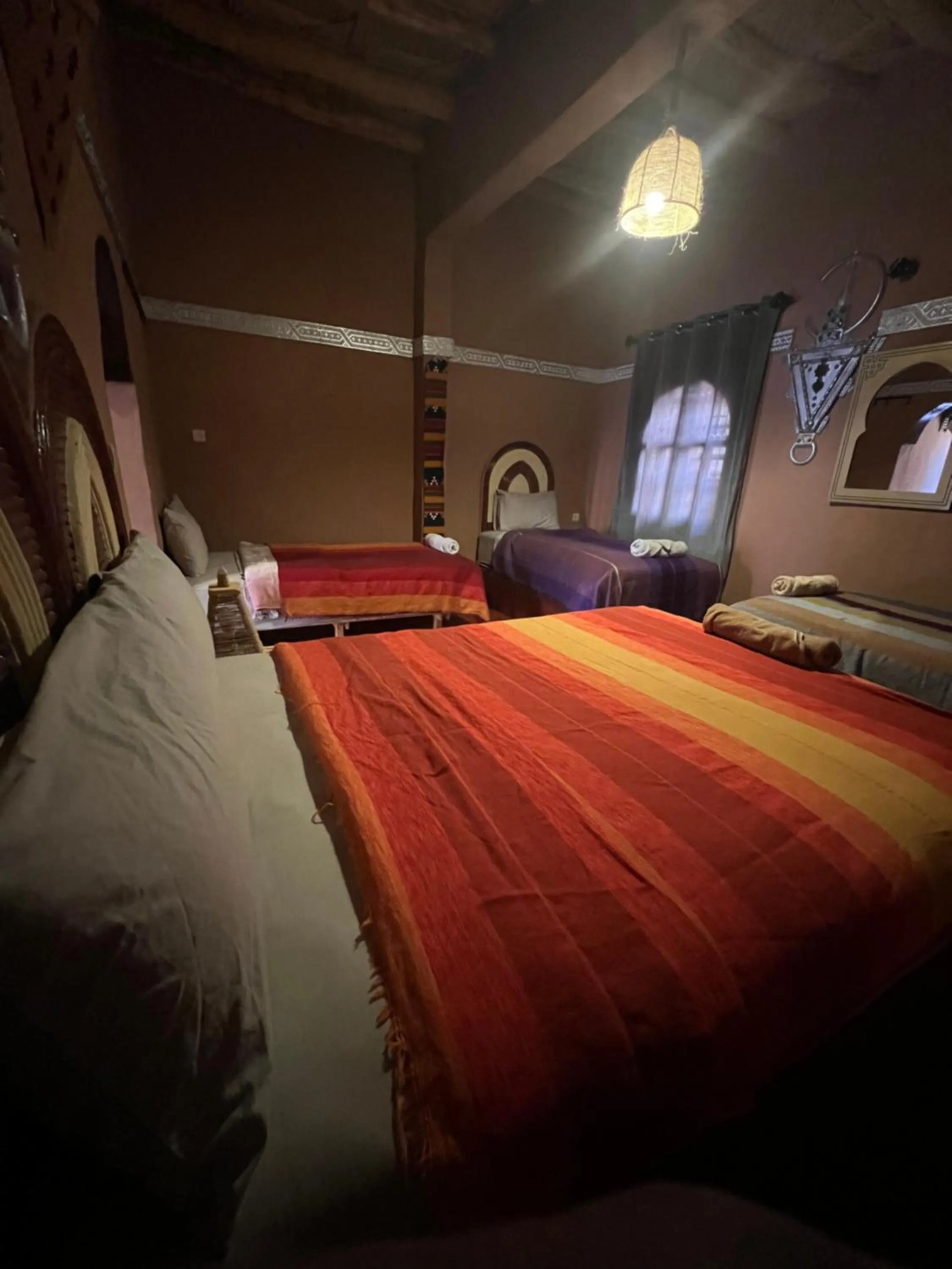 Bed in Auberge Ksar Ait Ben Haddou