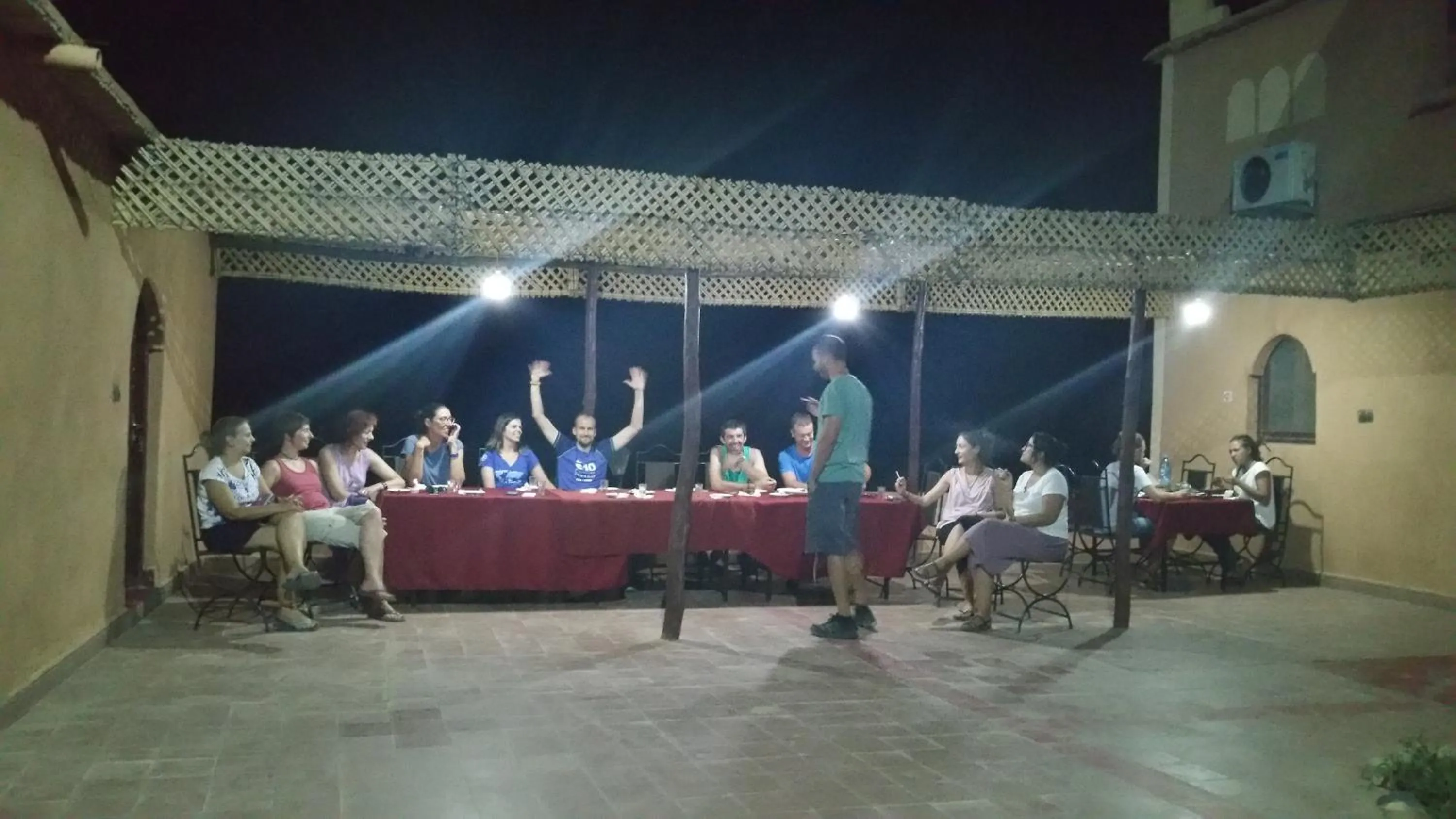 People in Auberge Ksar Ait Ben Haddou