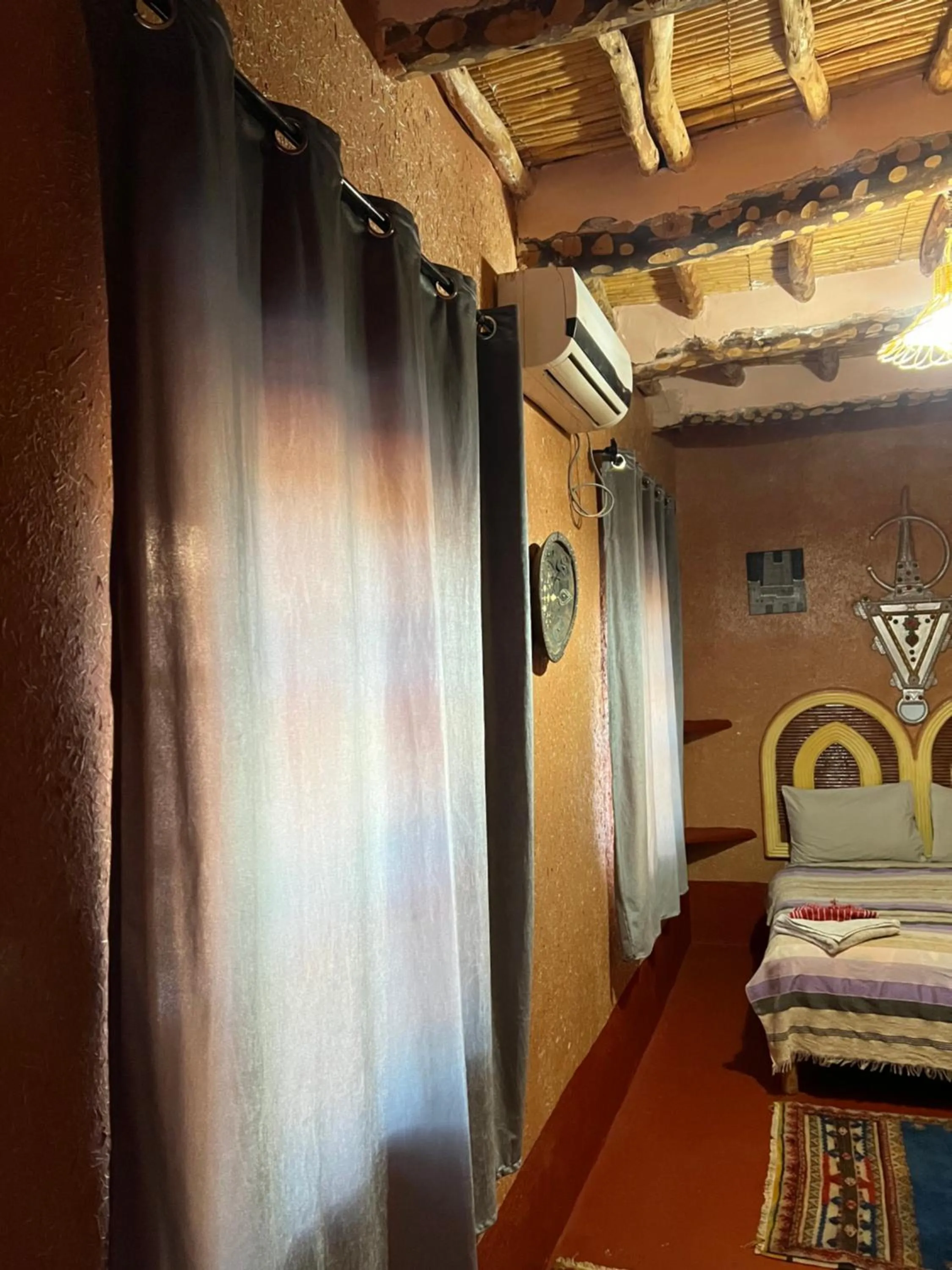 Bed in Auberge Ksar Ait Ben Haddou