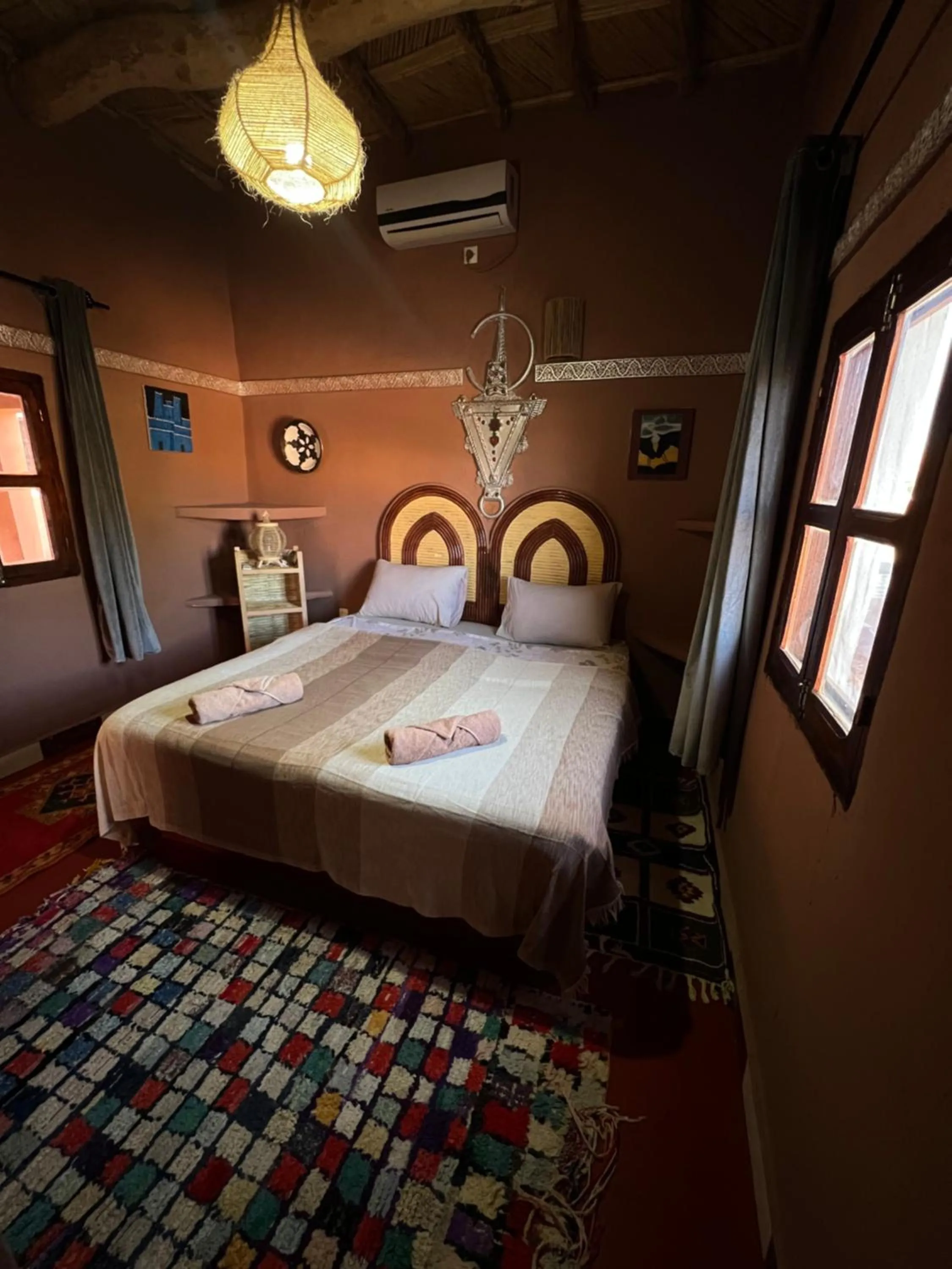 Bed in Auberge Ksar Ait Ben Haddou