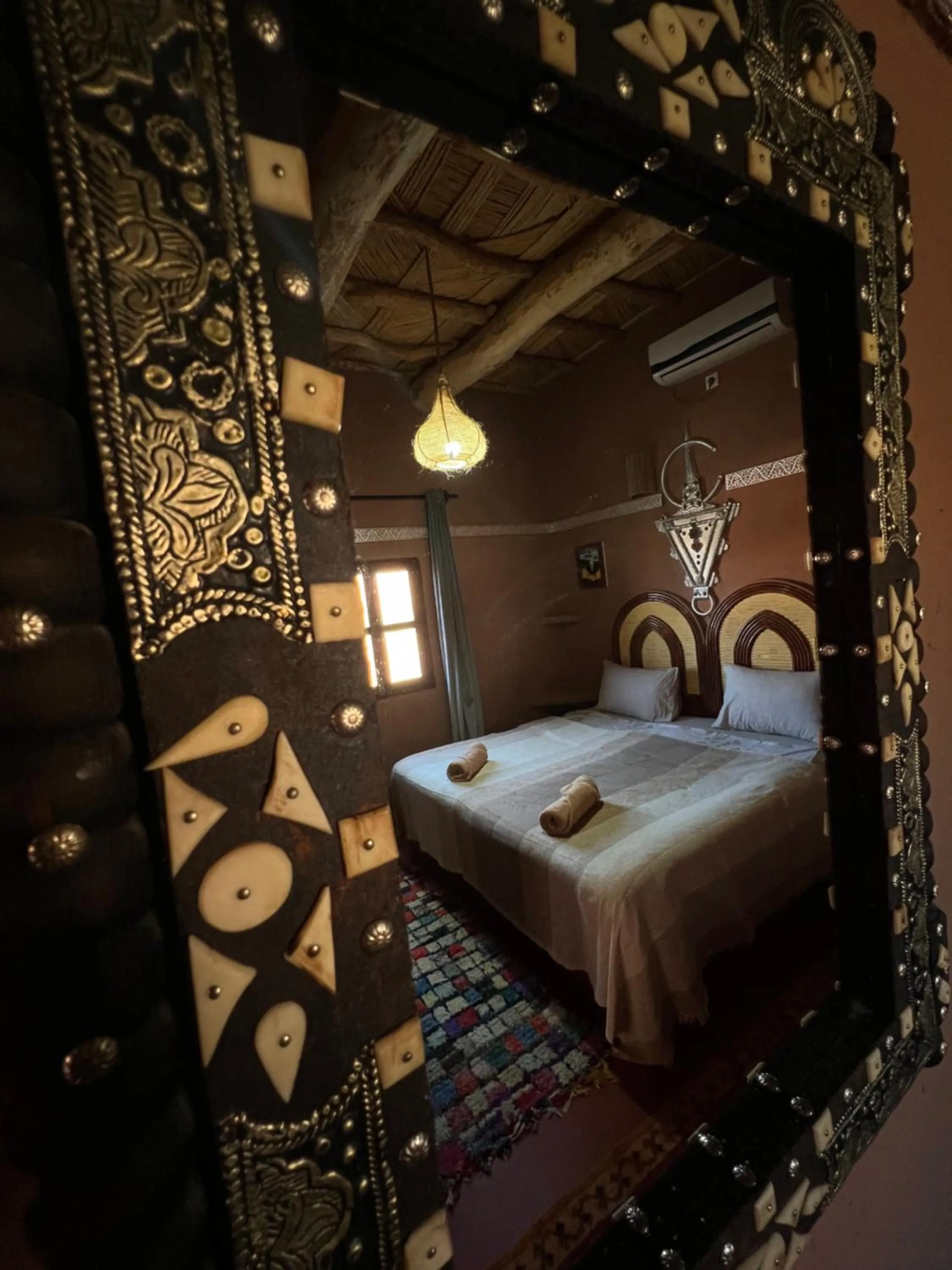 Bed in Auberge Ksar Ait Ben Haddou
