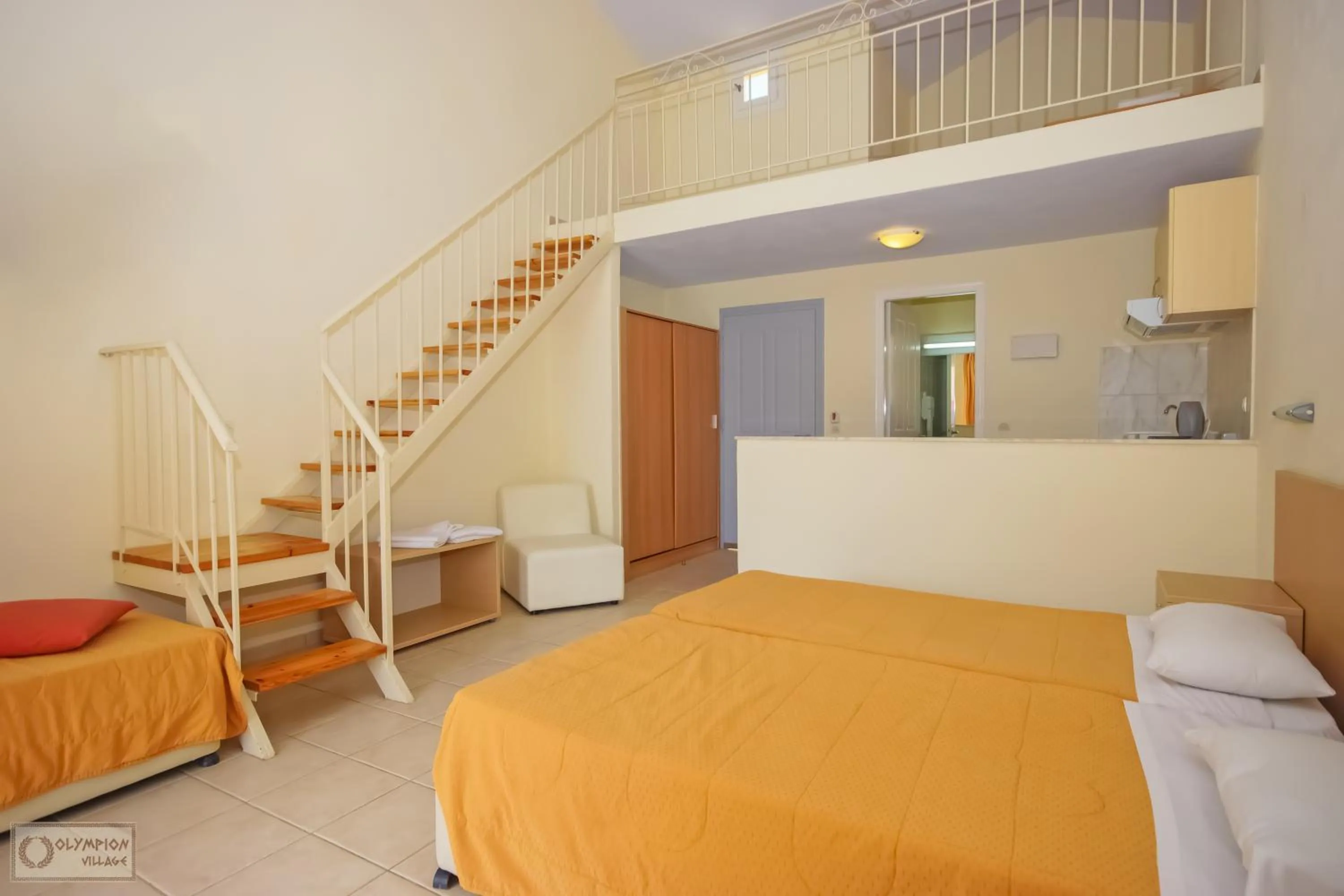 Photo of the whole room, Bed in Olympion Village