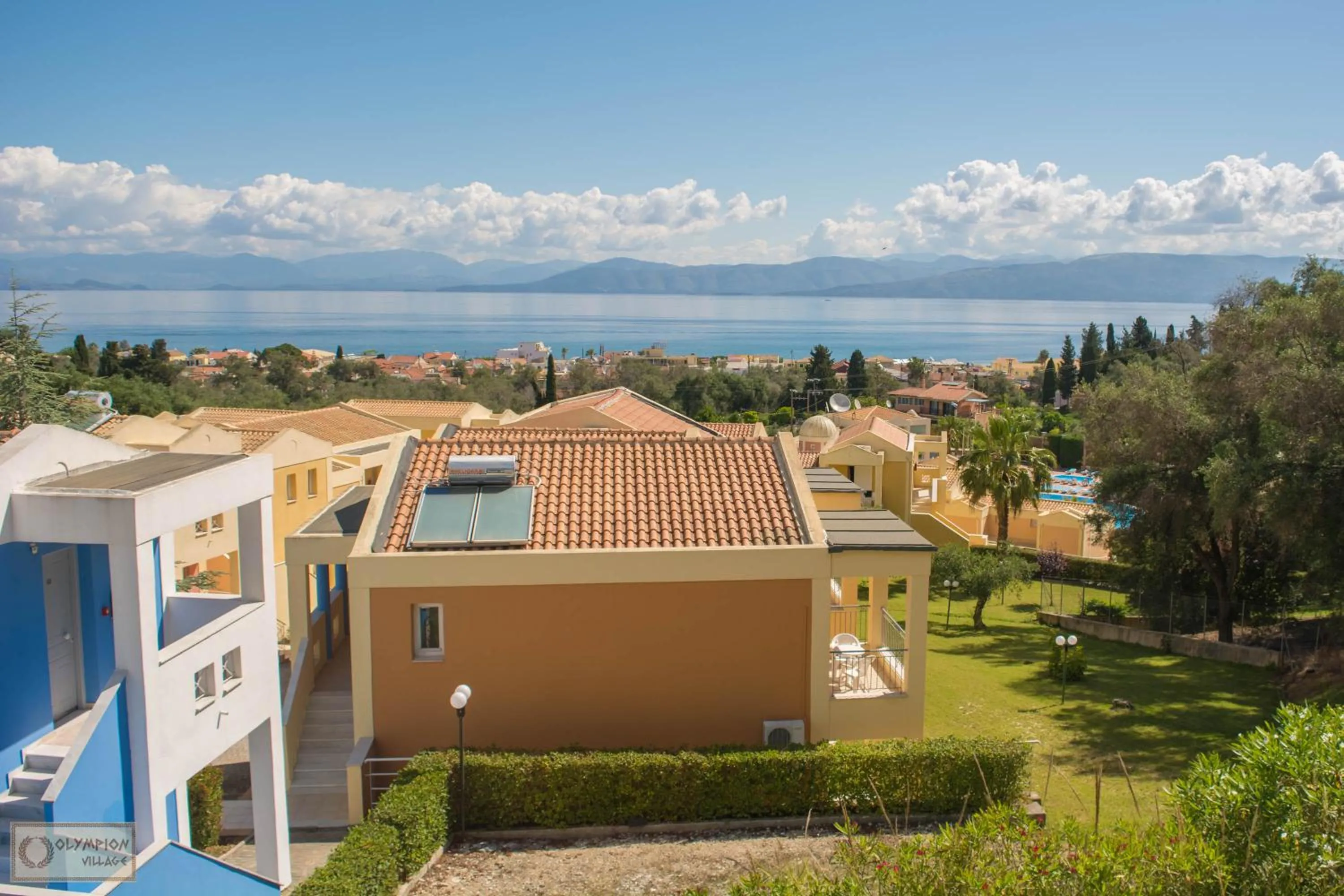 Bird's eye view in Olympion Village