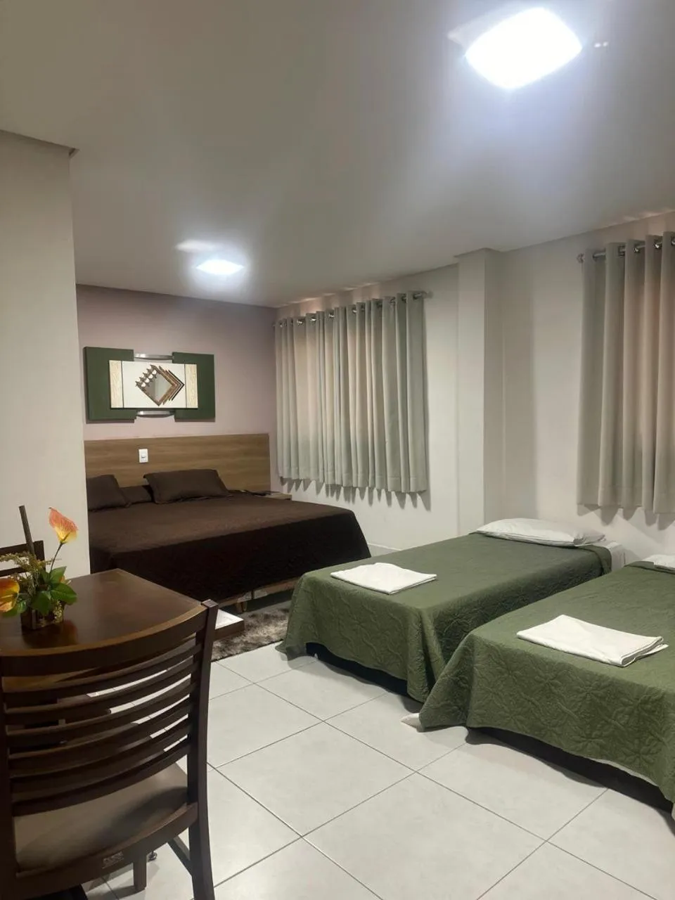 Bed in Matinada Palace Hotel