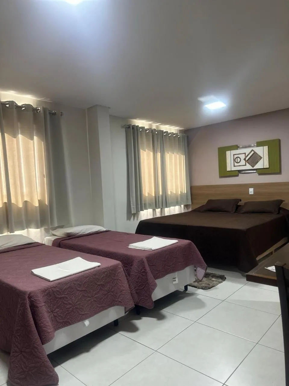 Bed in Matinada Palace Hotel