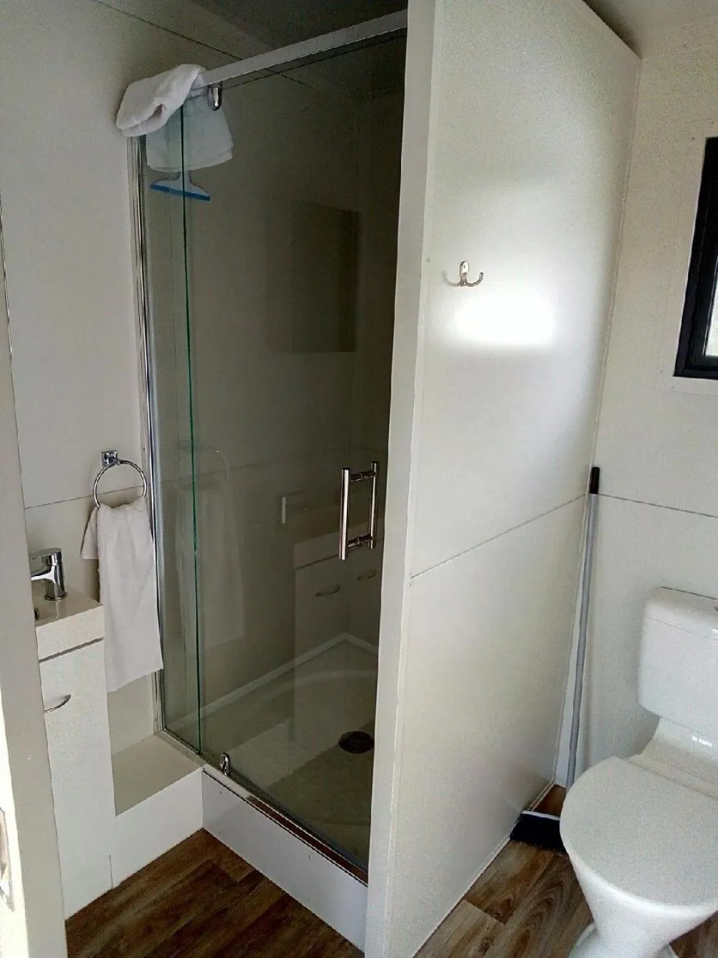 Bathroom in Opunake Beach Holiday Park