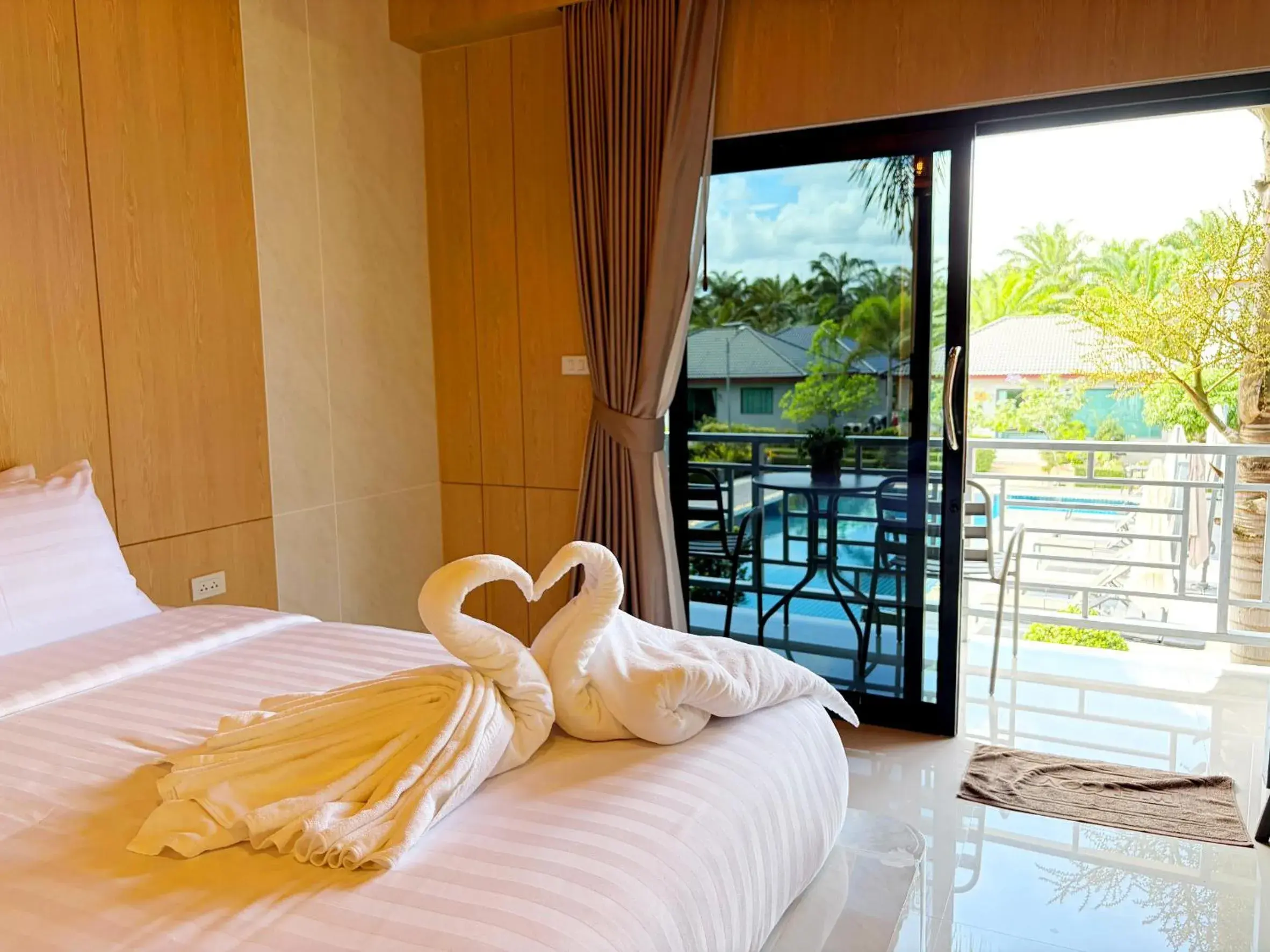 King Room with Pool View in Neenlawat Riverside King Room with Pool View in Neenlawat Riverside