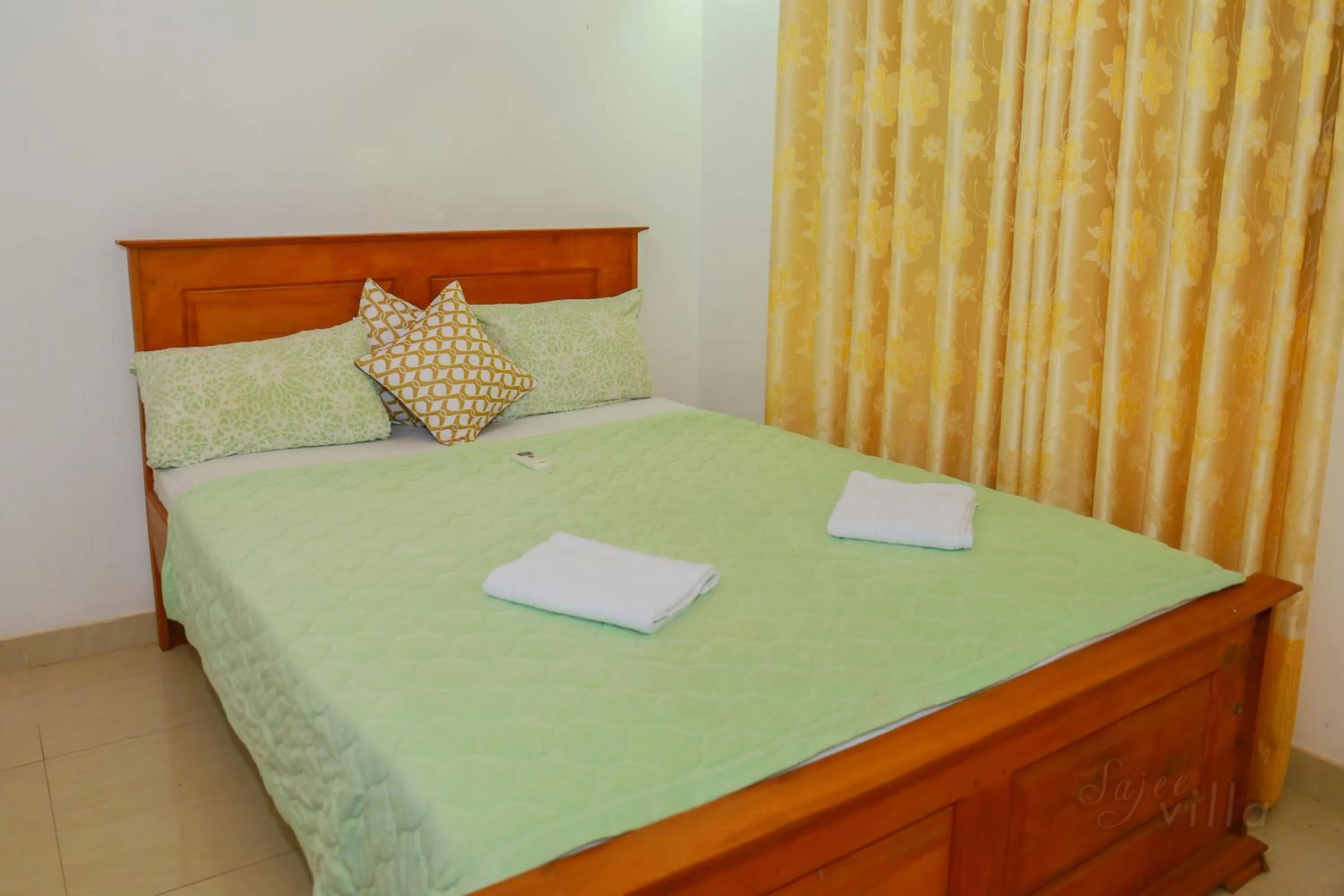 Bed in Sajee Villa