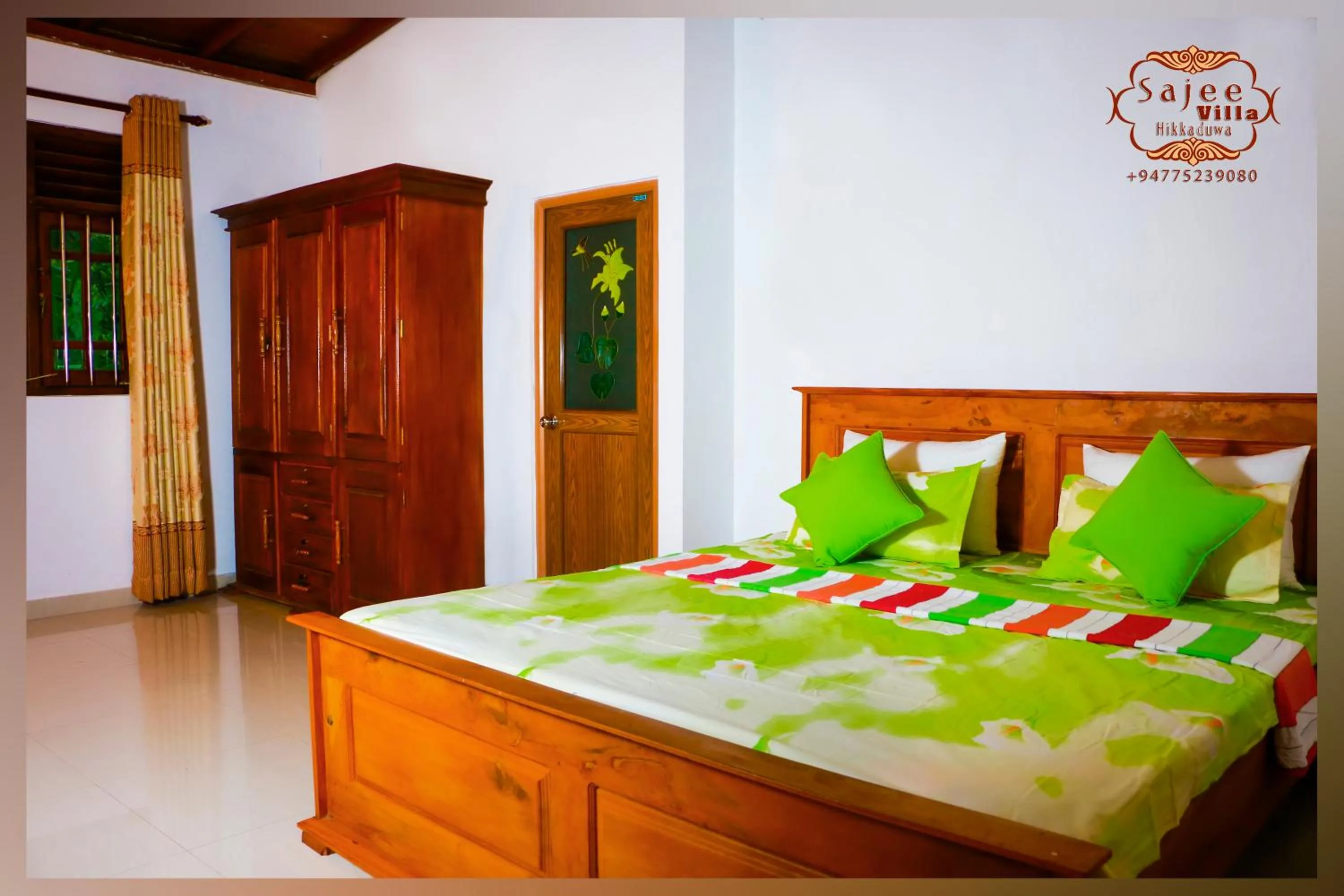 Bed in Sajee Villa