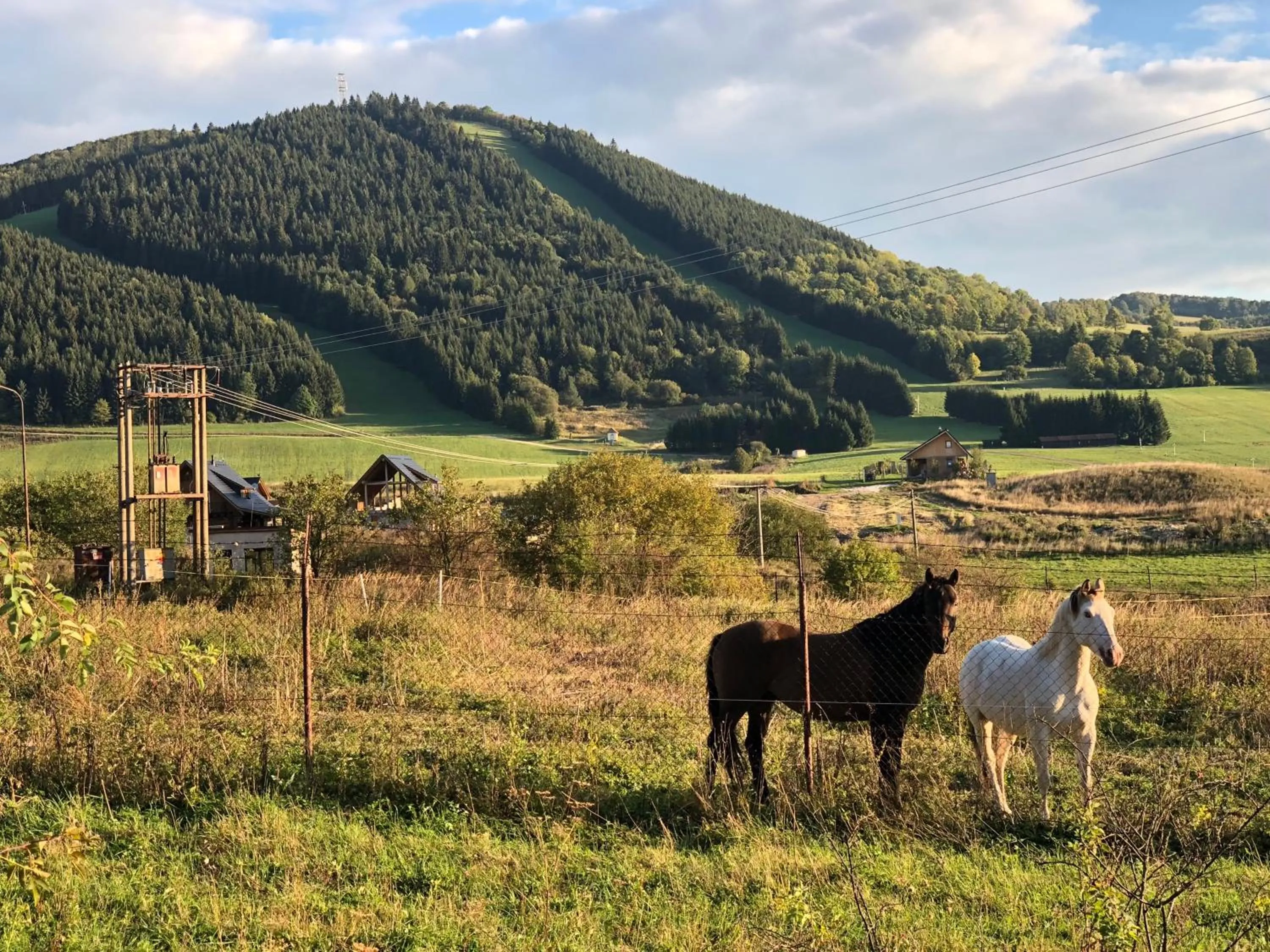 Natural landscape in Kaštieľ Čičmany