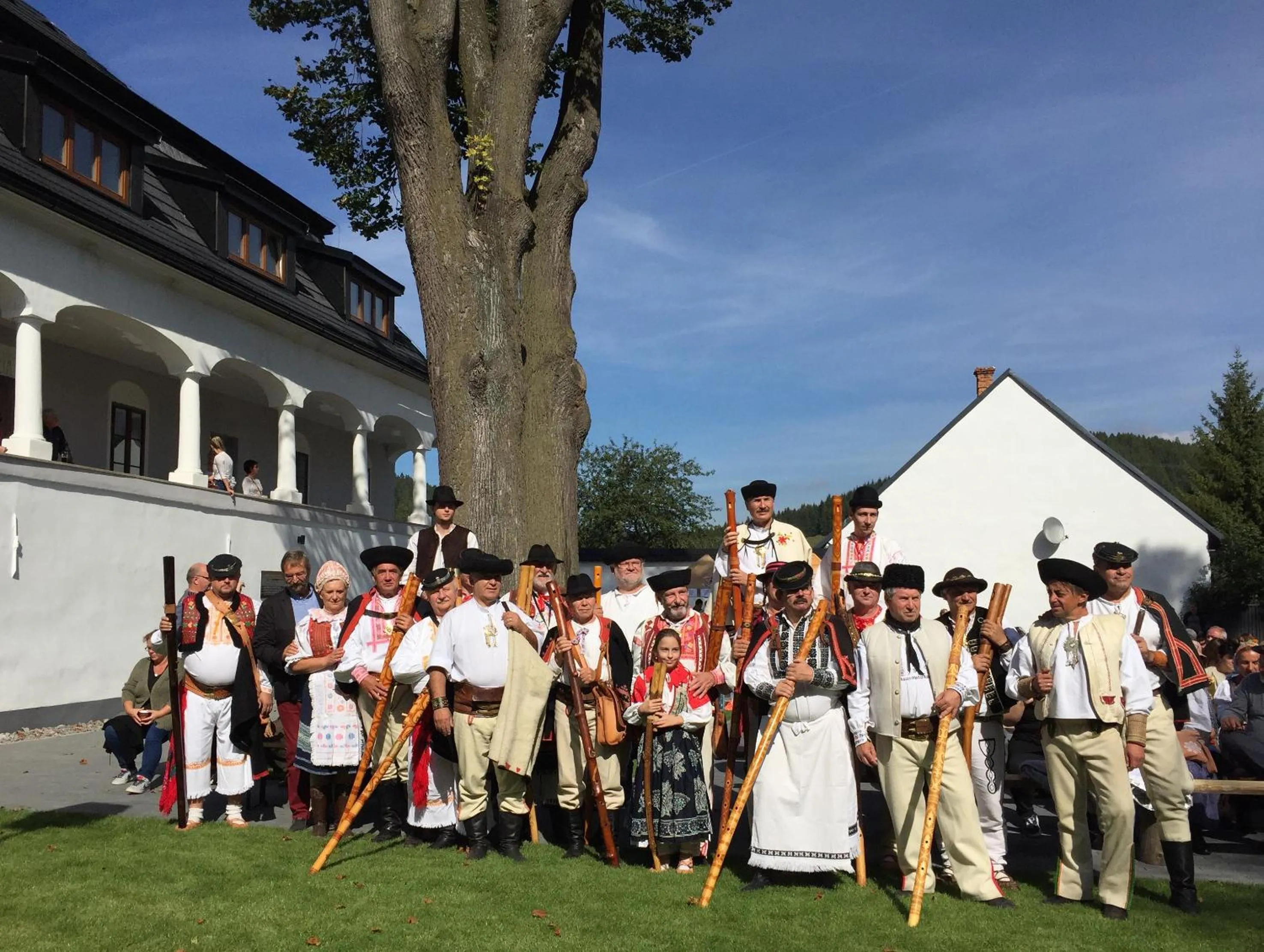 People in Kaštieľ Čičmany