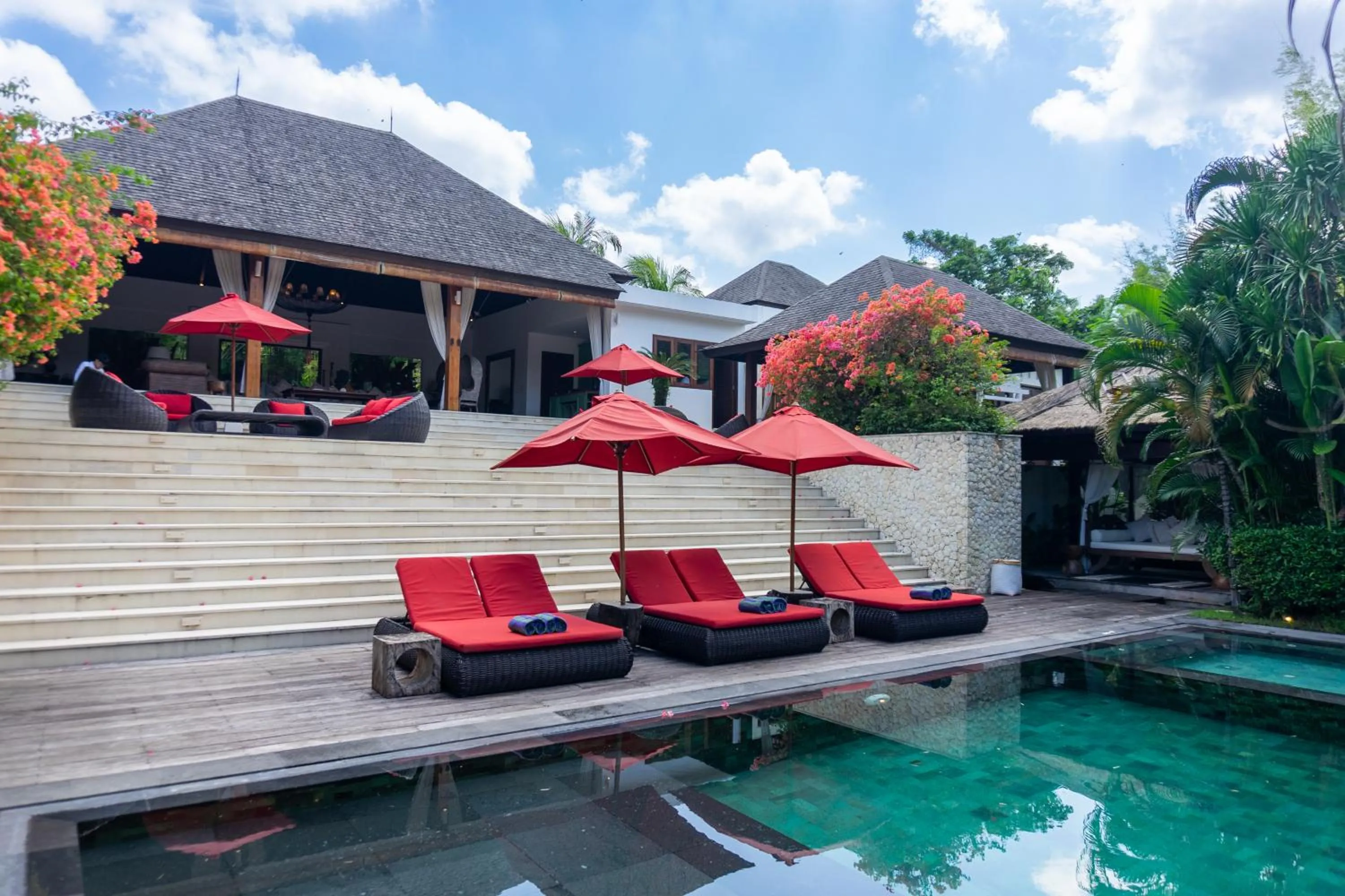 Pool view in Villa Naty Canggu - 6 Bedrooms Luxury Villa
