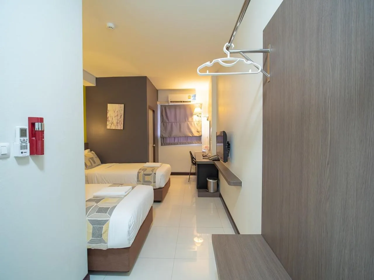 Bed in Fortune D Hotel Maesot