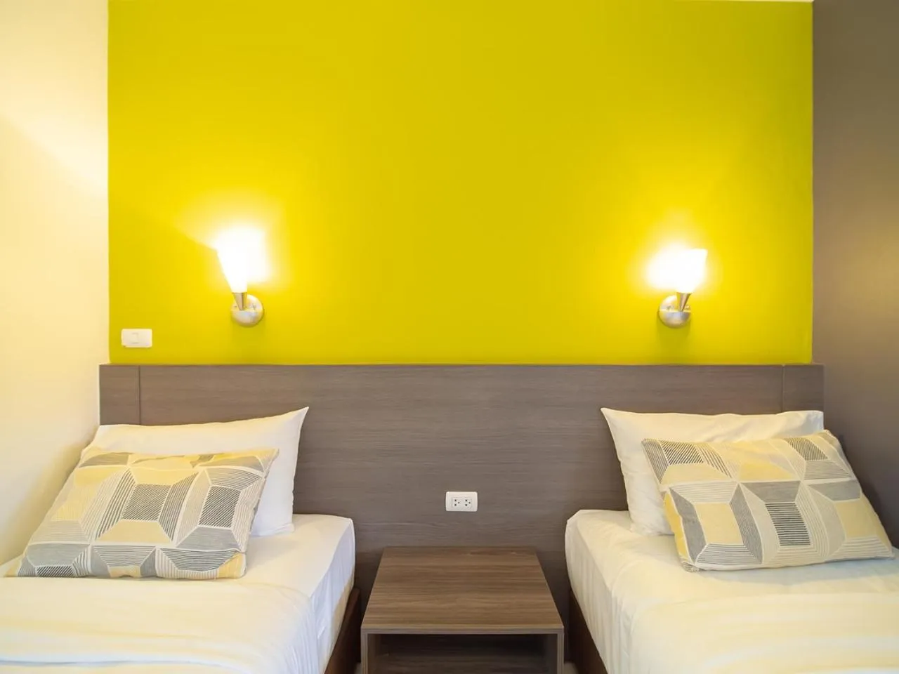 Bed in Fortune D Hotel Maesot