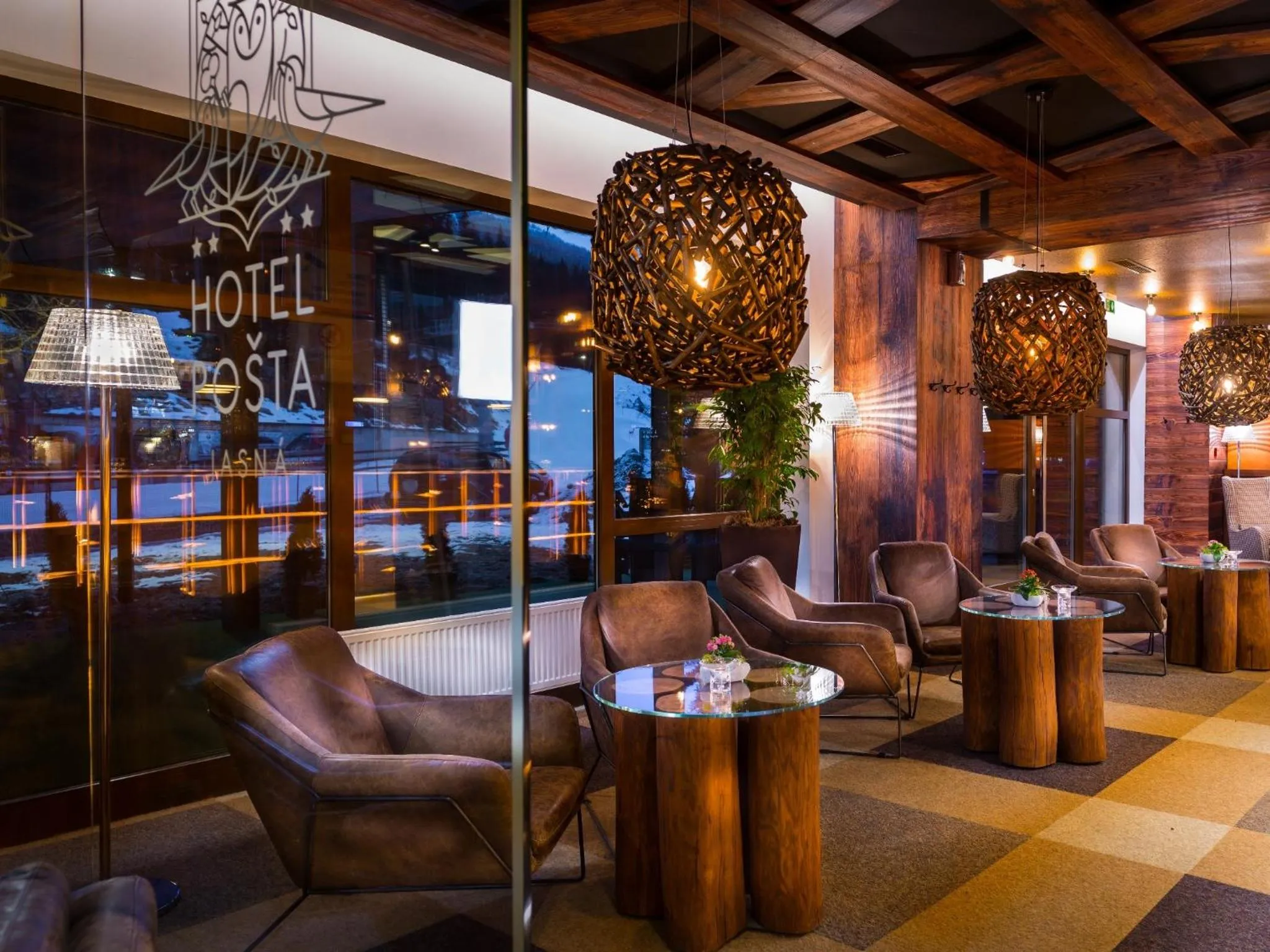 Lobby or reception in Hotel Pošta