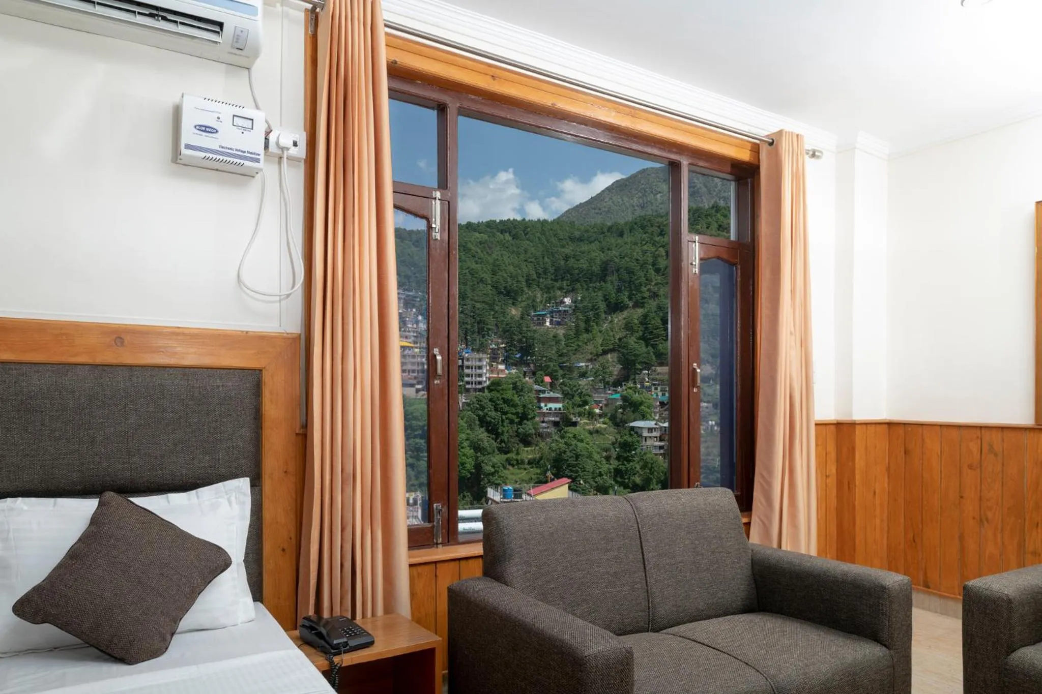 Seating area in The Posh Hotel