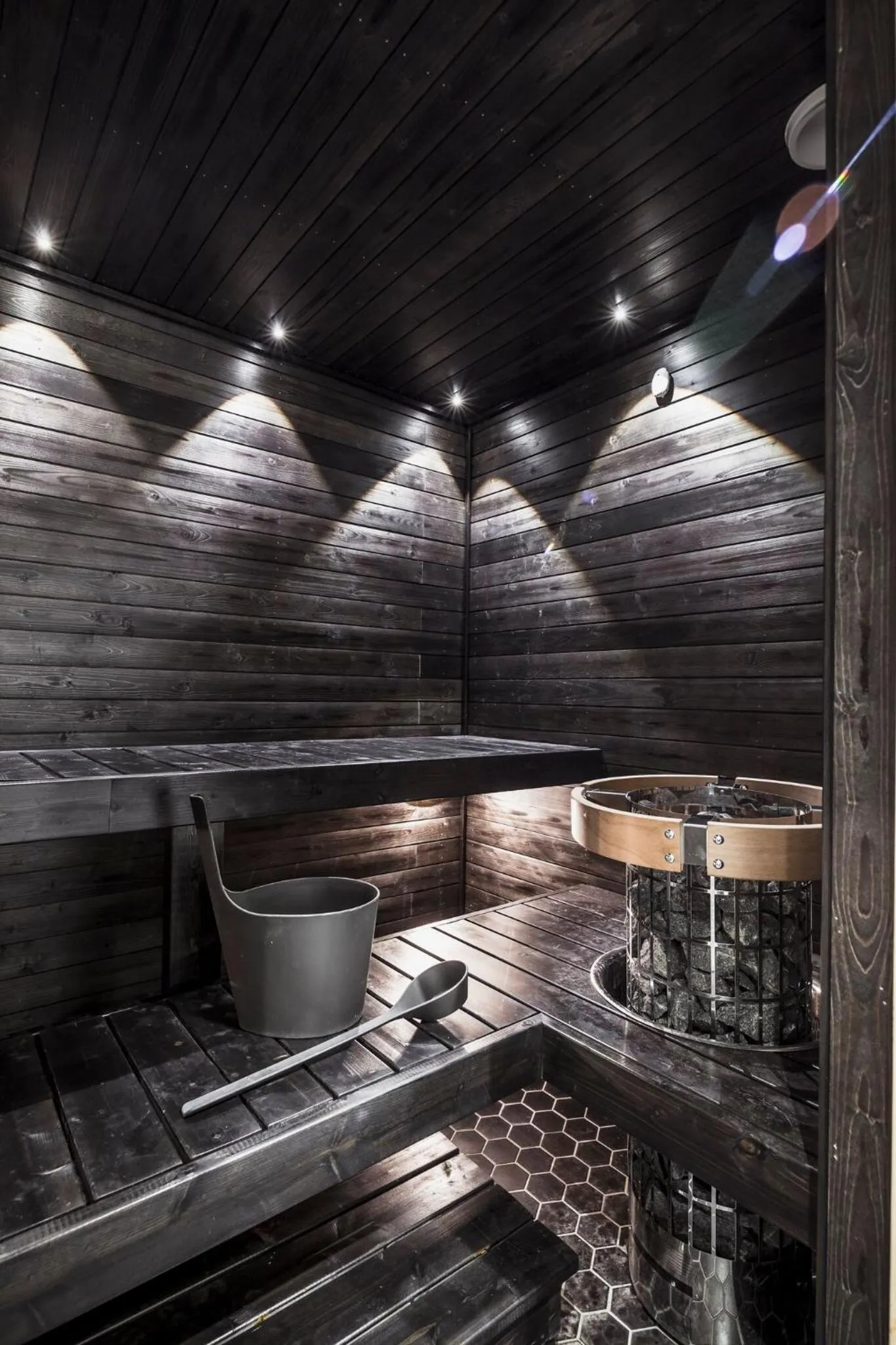 Sauna in Hostel Café Koti