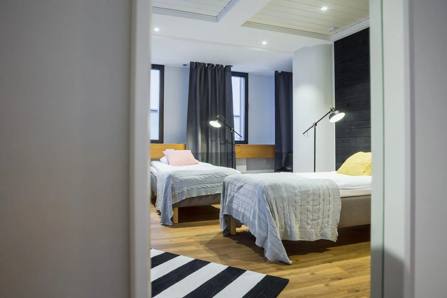 Bedroom, Bed in Hostel Café Koti