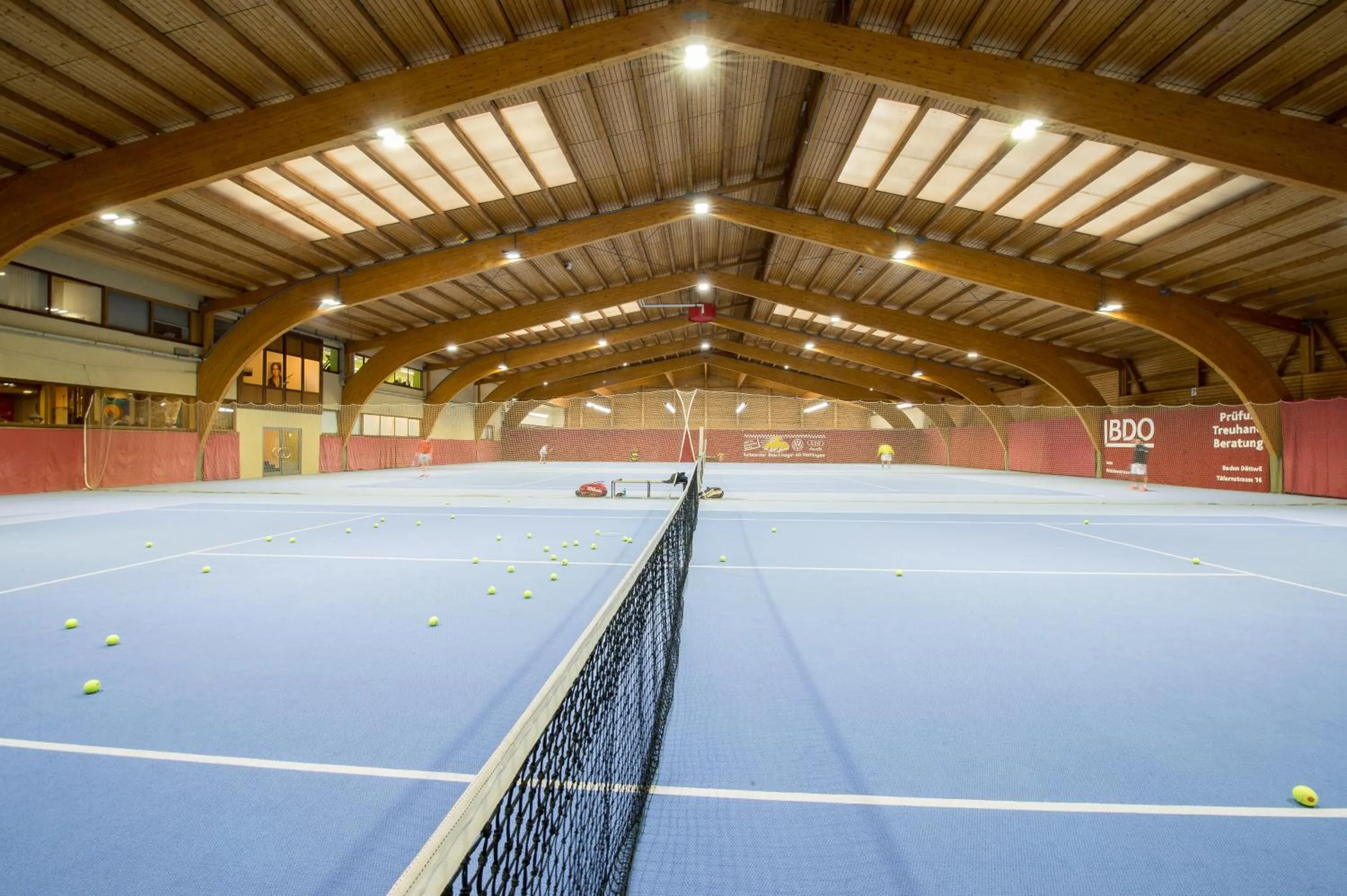 Tennis court in Aparthotel Baden