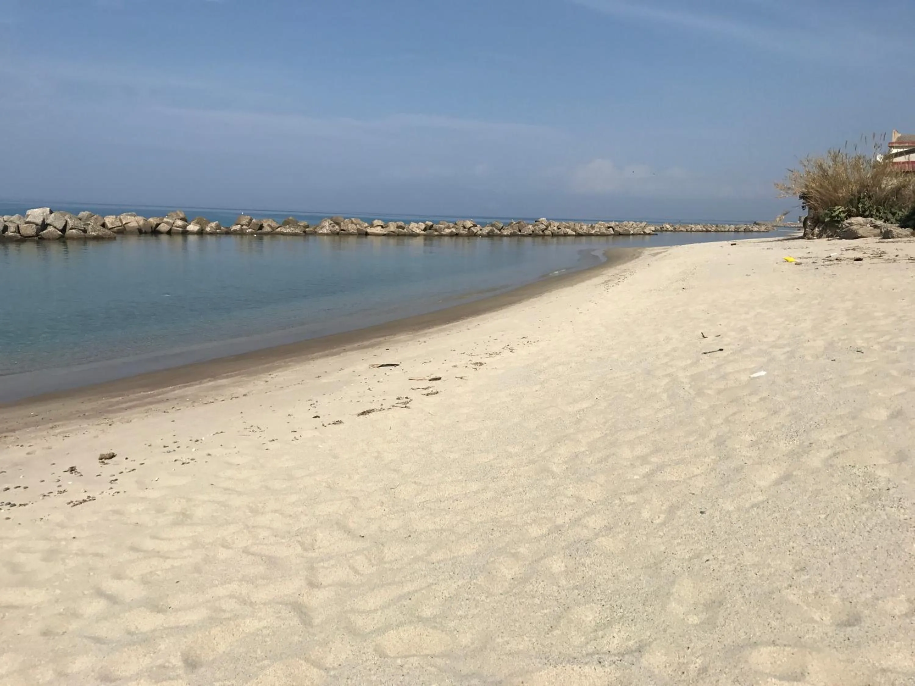 Beach in La Piccola Pizzo