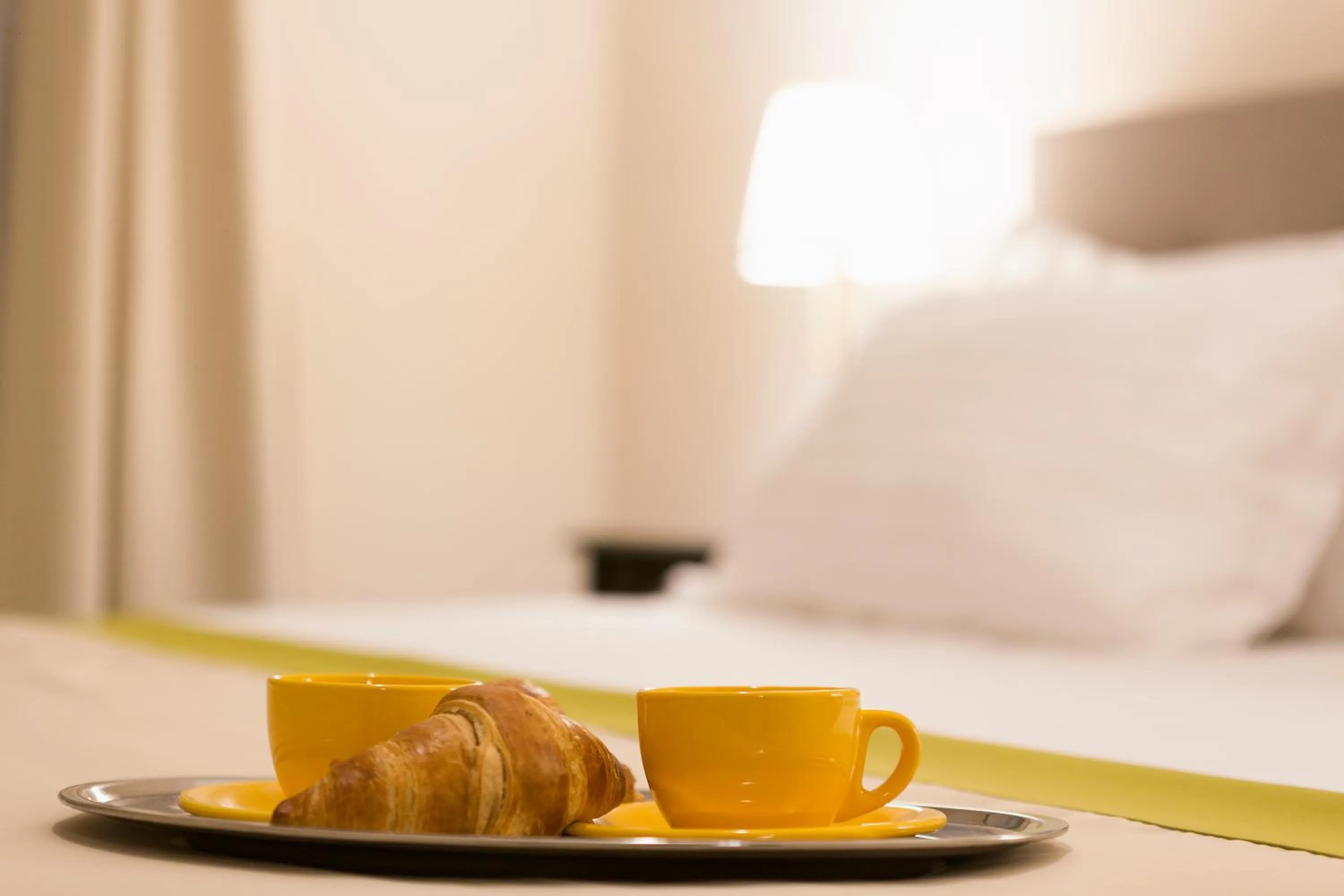 Decorative detail, Bed in Crema Residence