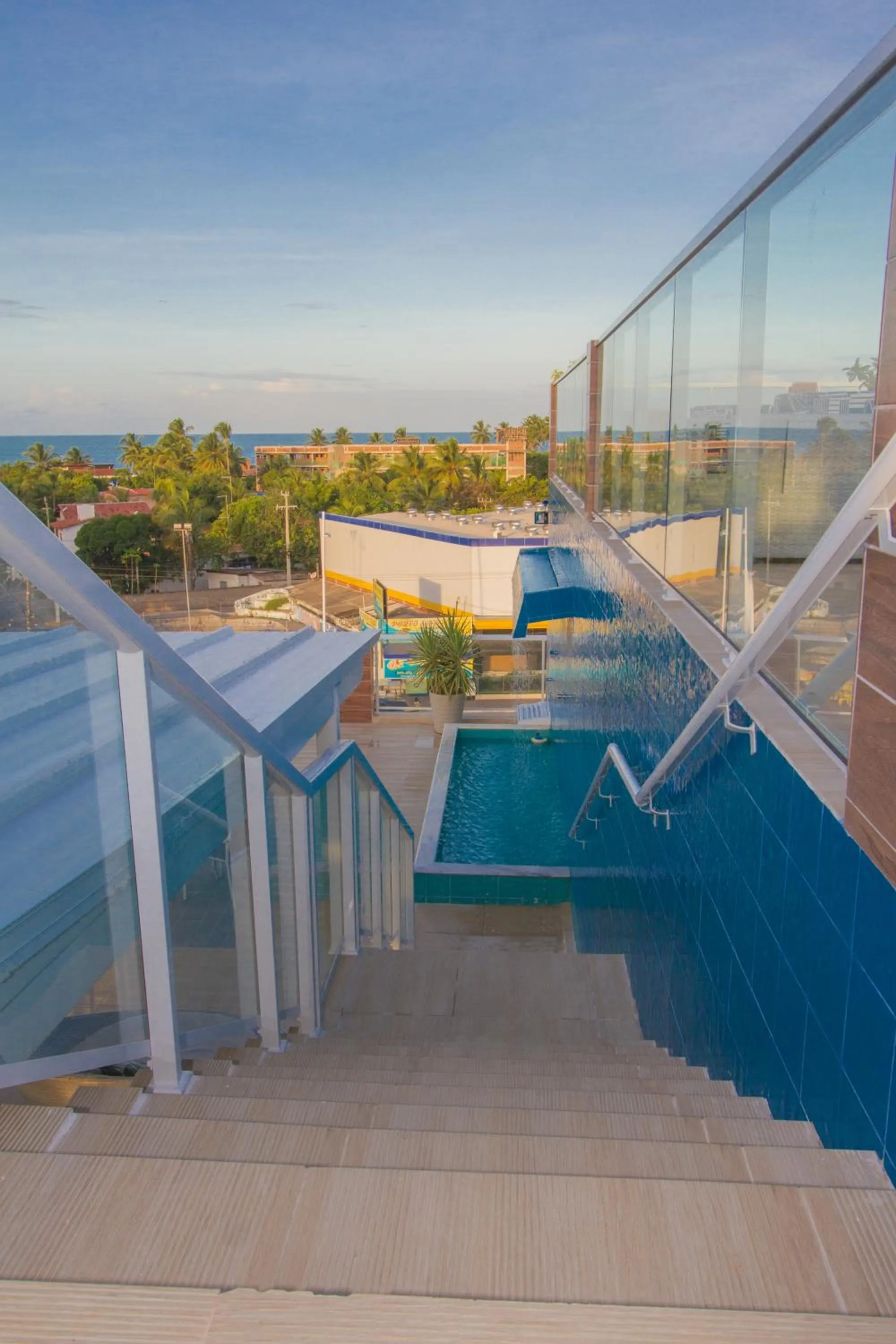 Balcony/Terrace in Pousada Marie Claire Flats