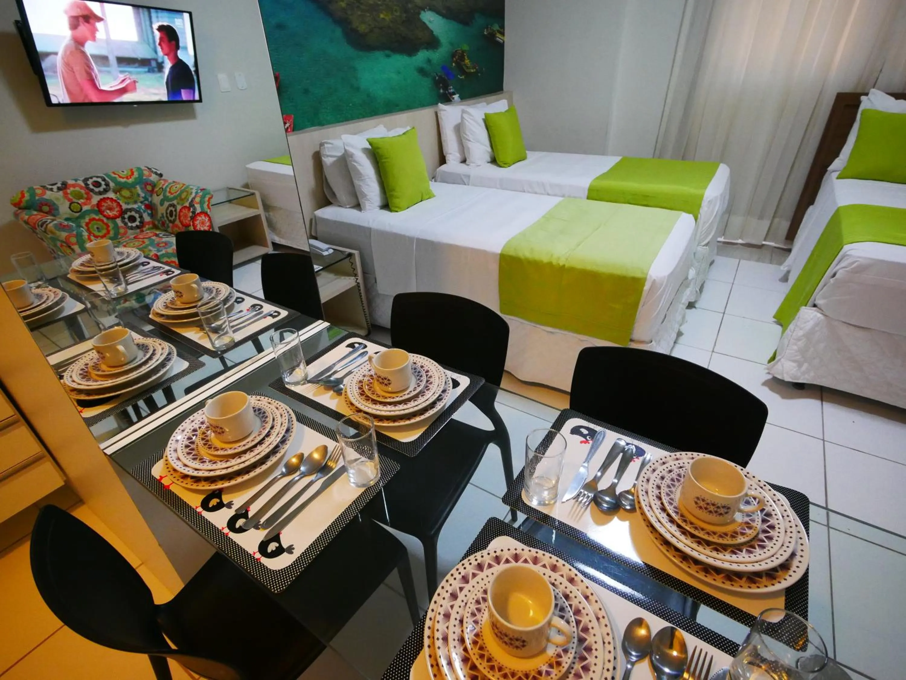 Photo of the whole room, Bed in Pousada Marie Claire Flats