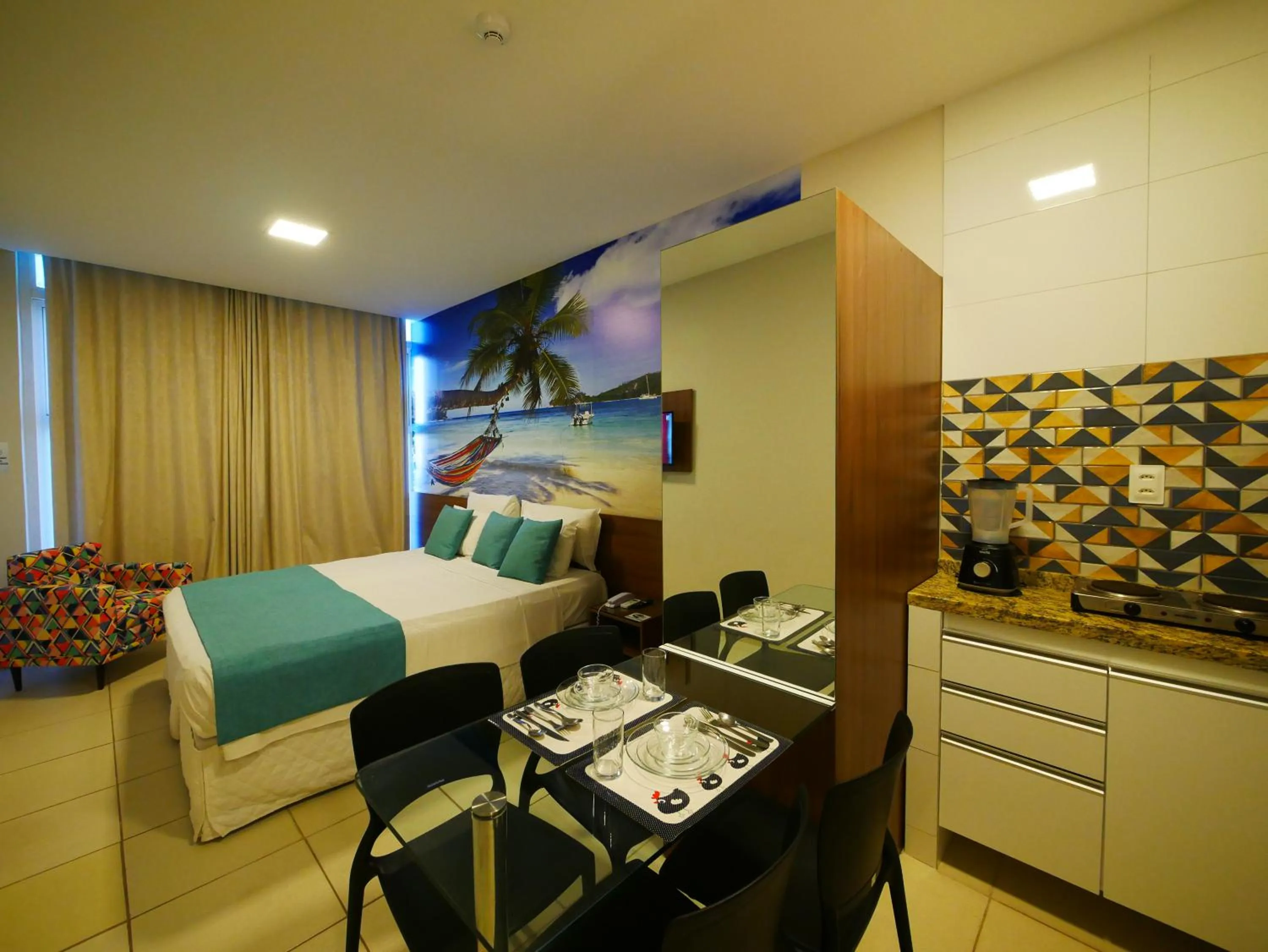 Photo of the whole room, Bed in Pousada Marie Claire Flats