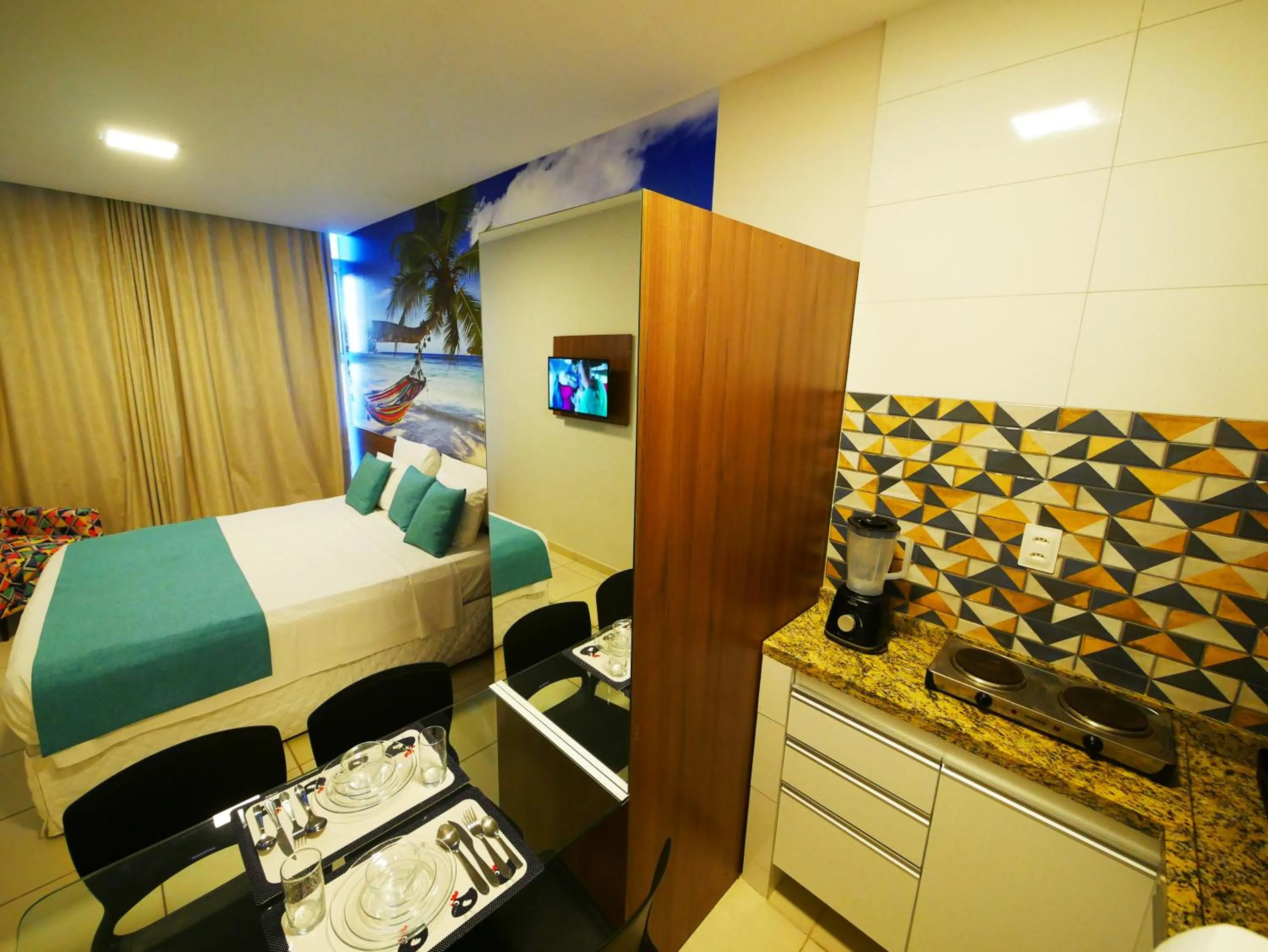 Photo of the whole room, Bed in Pousada Marie Claire Flats