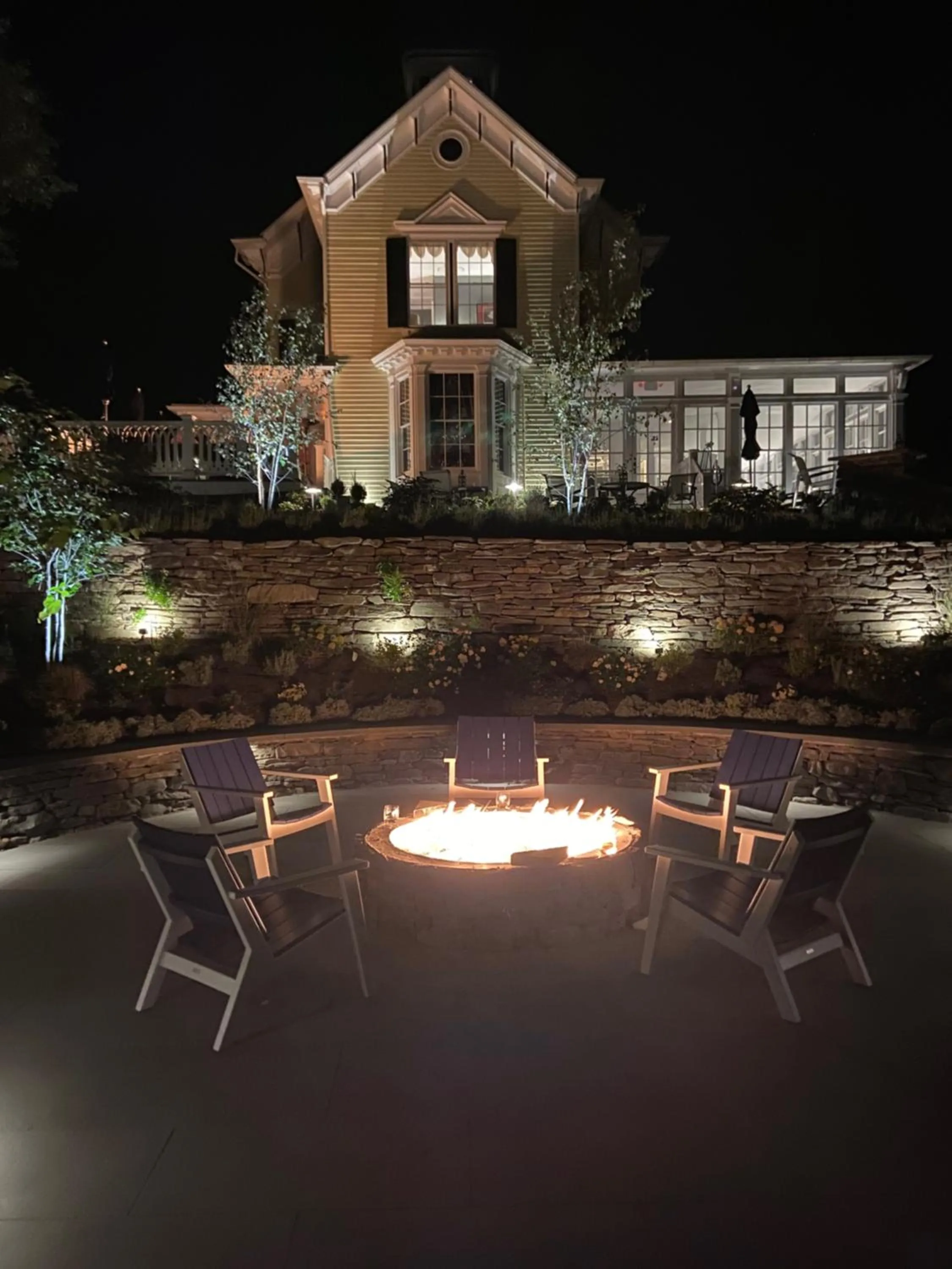 Patio in Inn at Taughannock Falls