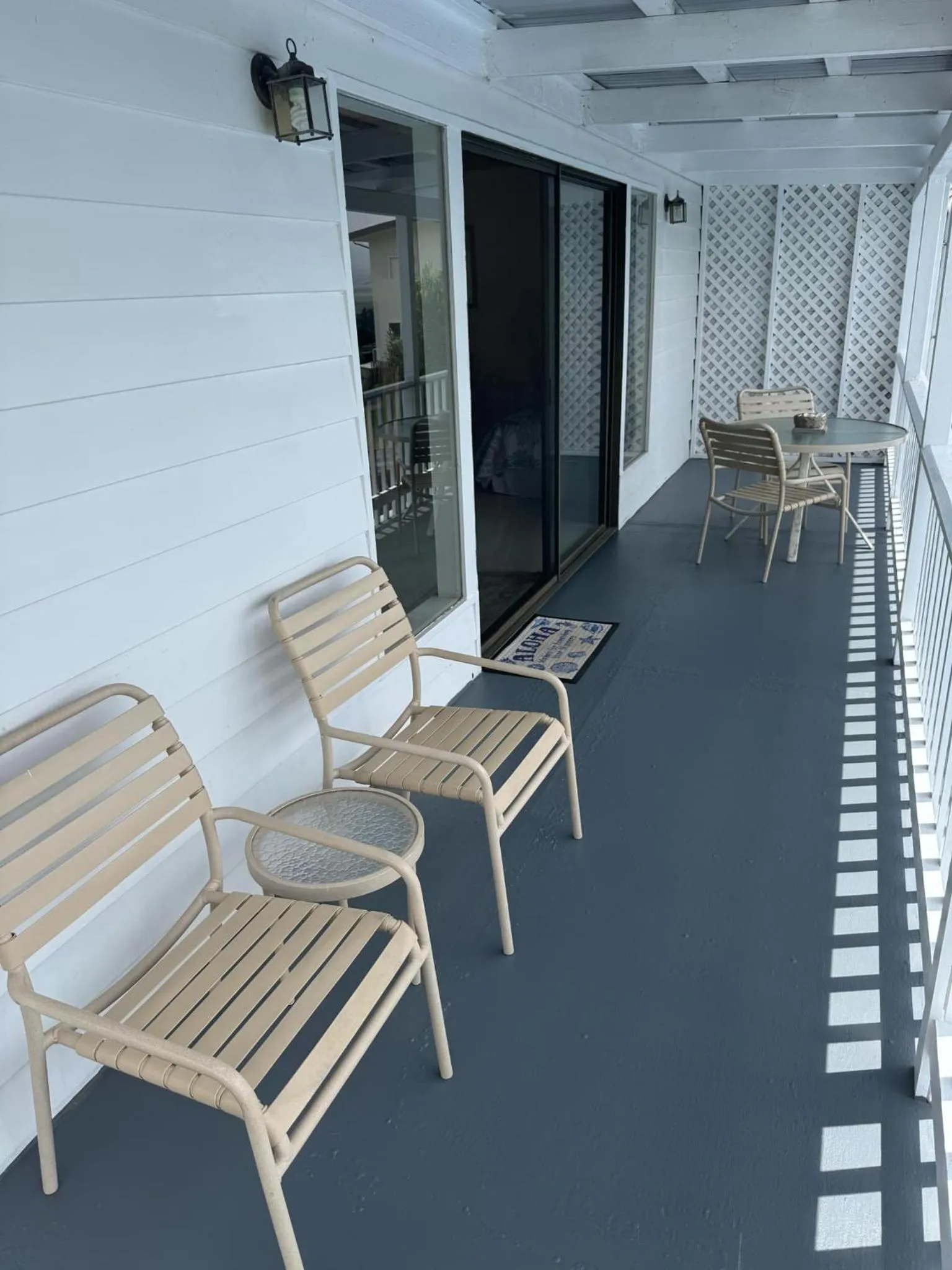 Patio in Belle Vue Waimea B&B Corporation - Big Island of Hawaii