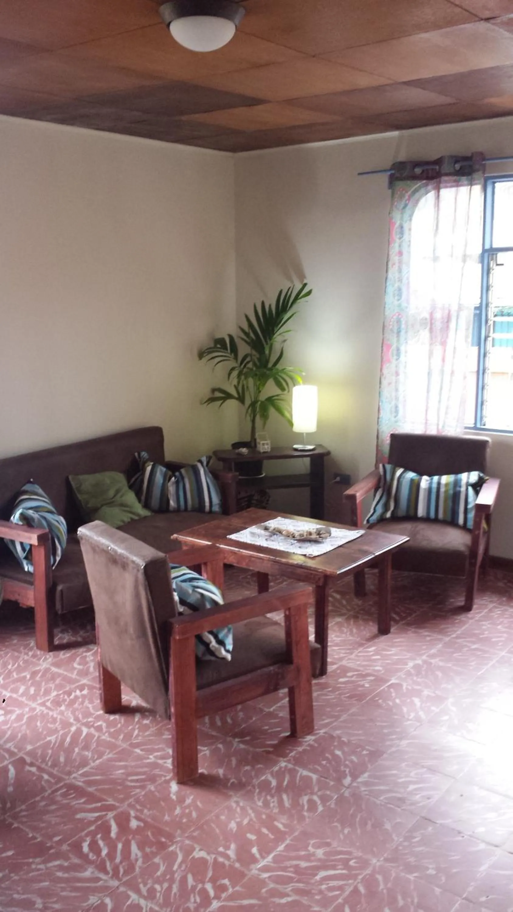 Living room in Montaña Linda Guest House Orosi